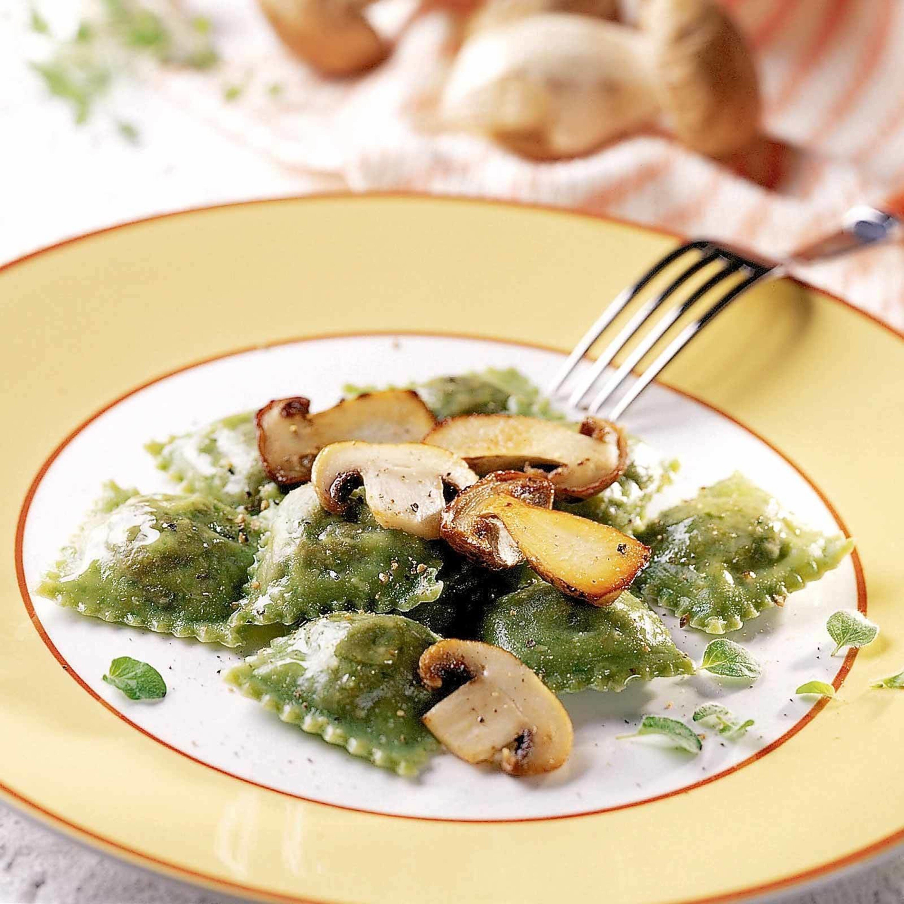 Ravioli ai funghi