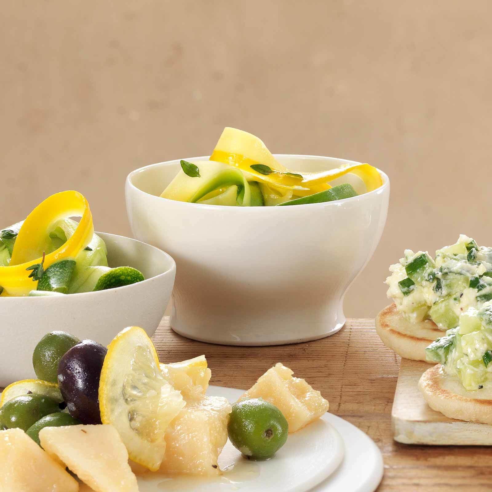 Courgettes marinées