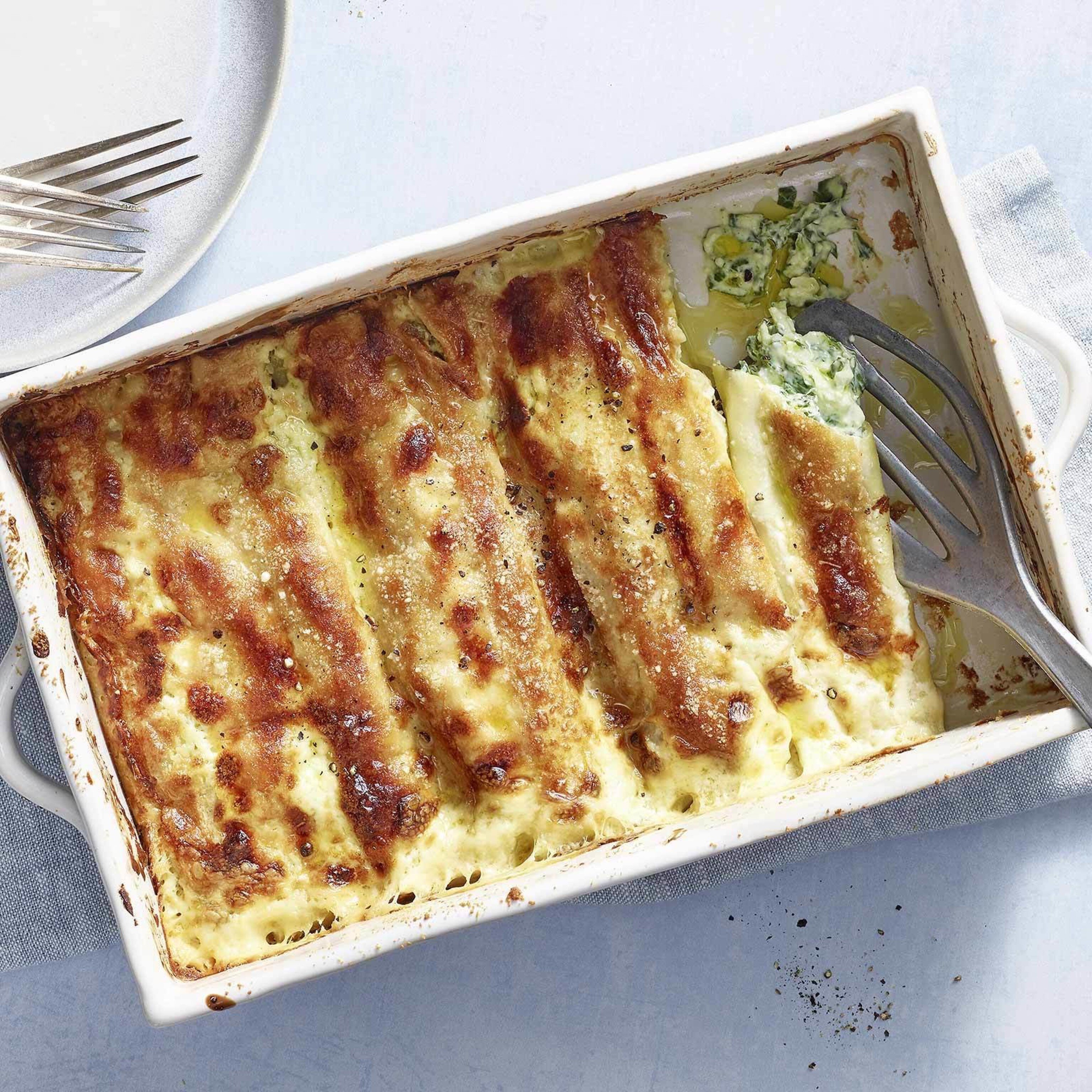 Spinat-Ricotta-Cannelloni