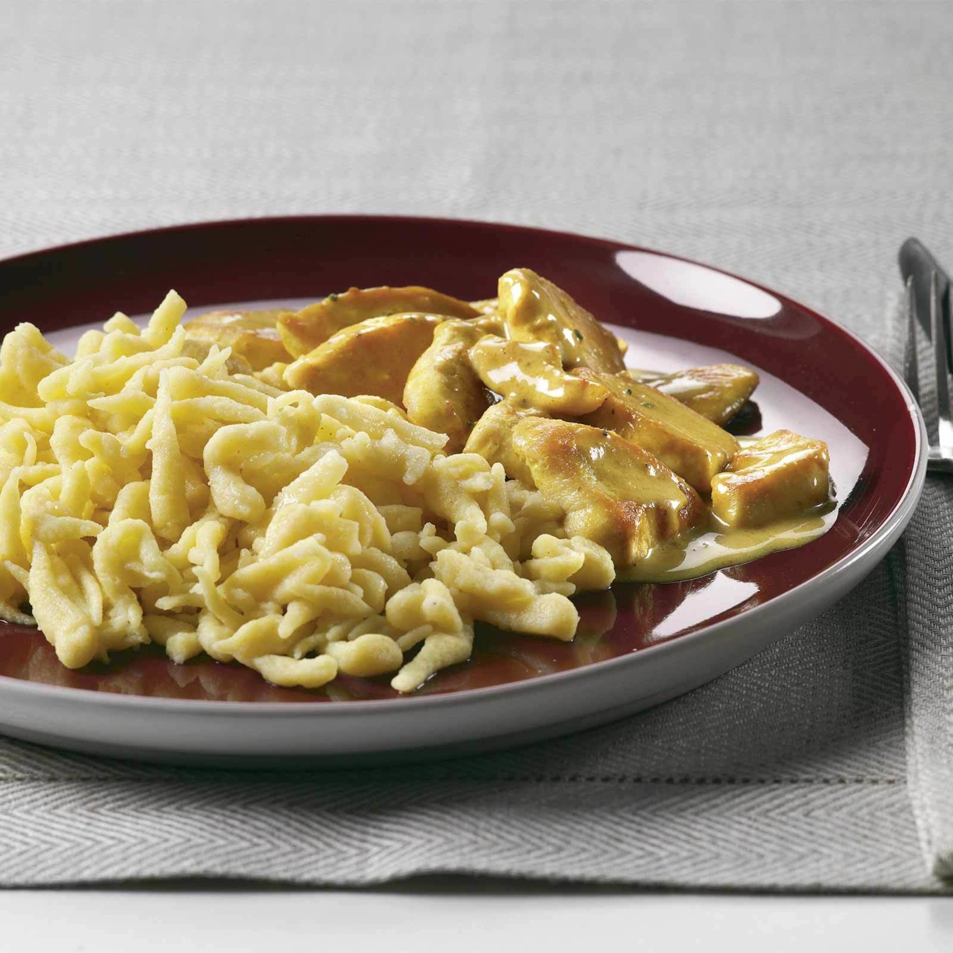 Glutenfreie Curry-Knöpfli
