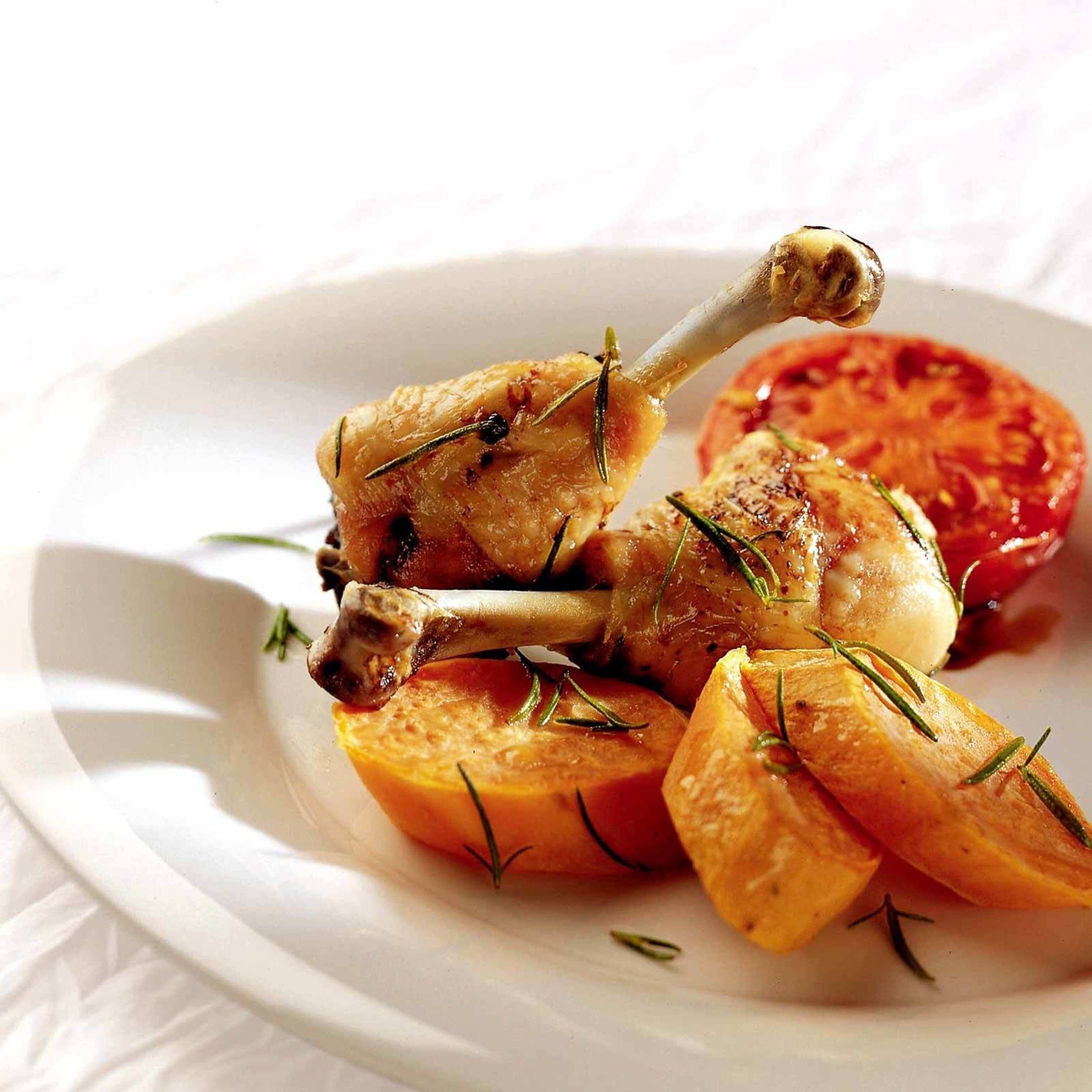 Pouletschenkel mit Aceto balsamico