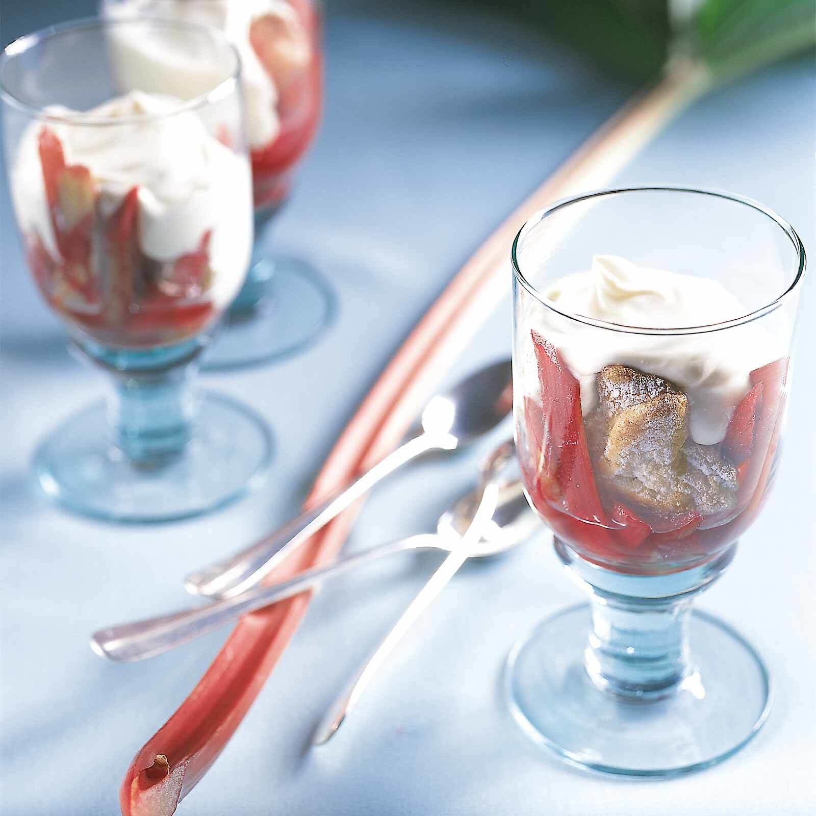 Rhabarber-Dessert