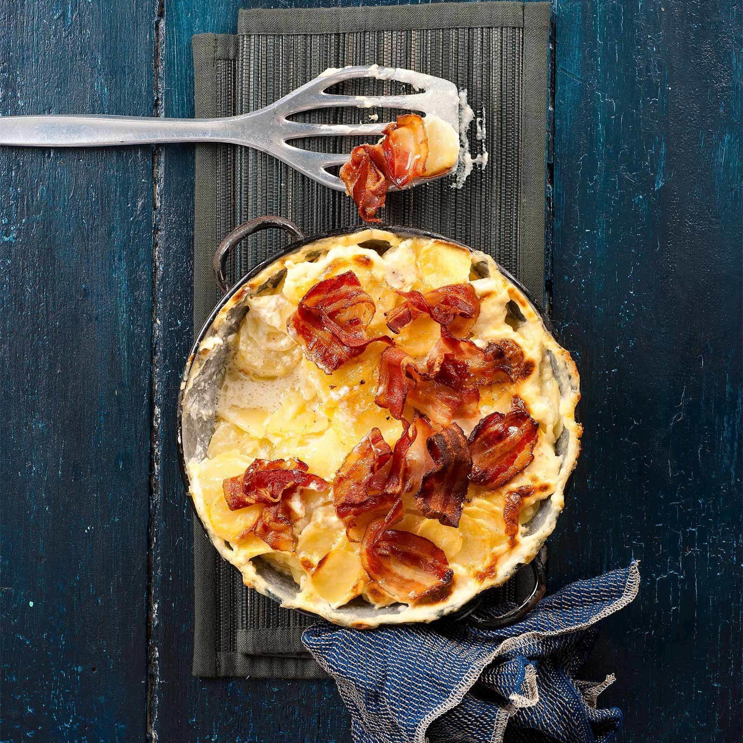 Gratin Parmentier au lard