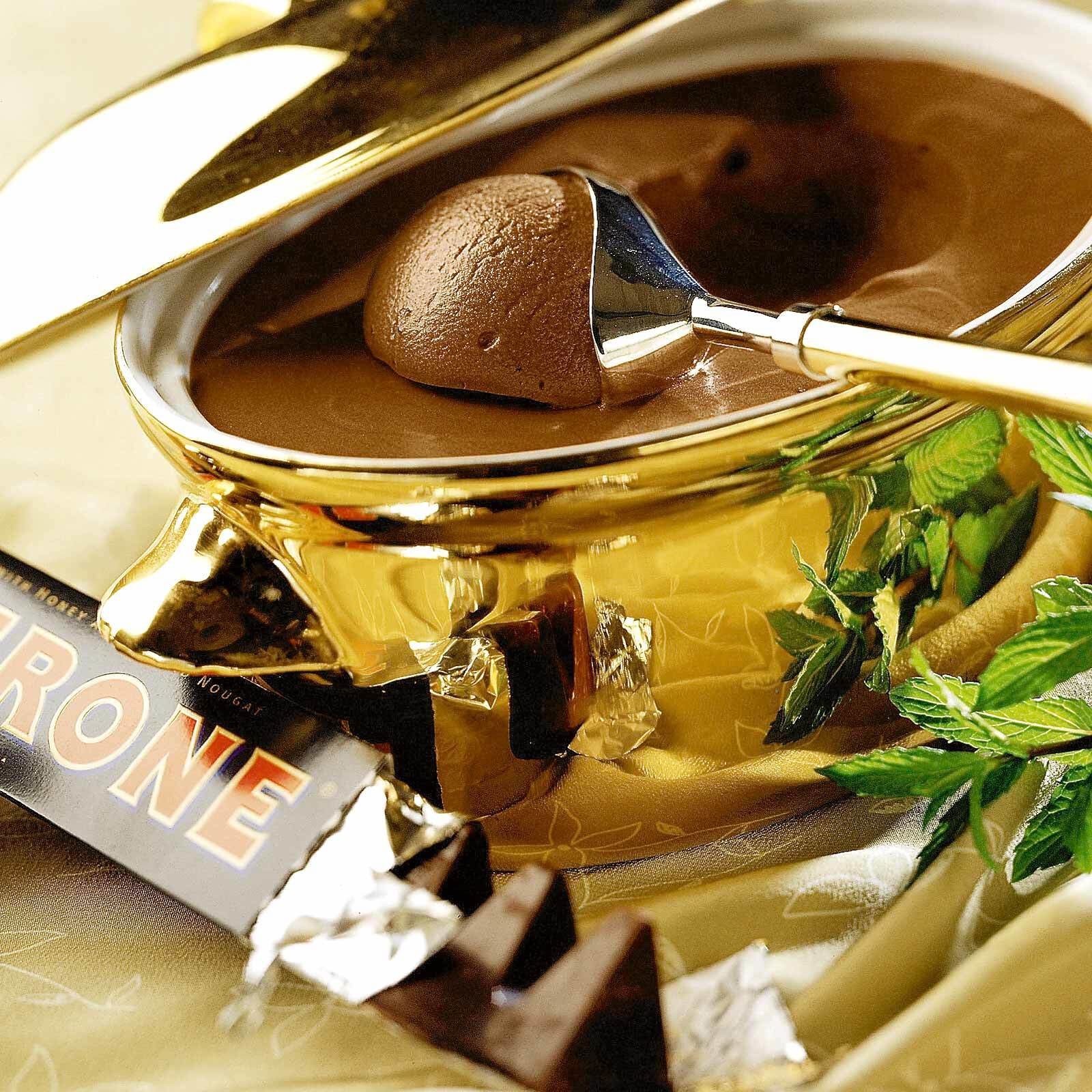 Pfefferminz-Schokolade-Mousse