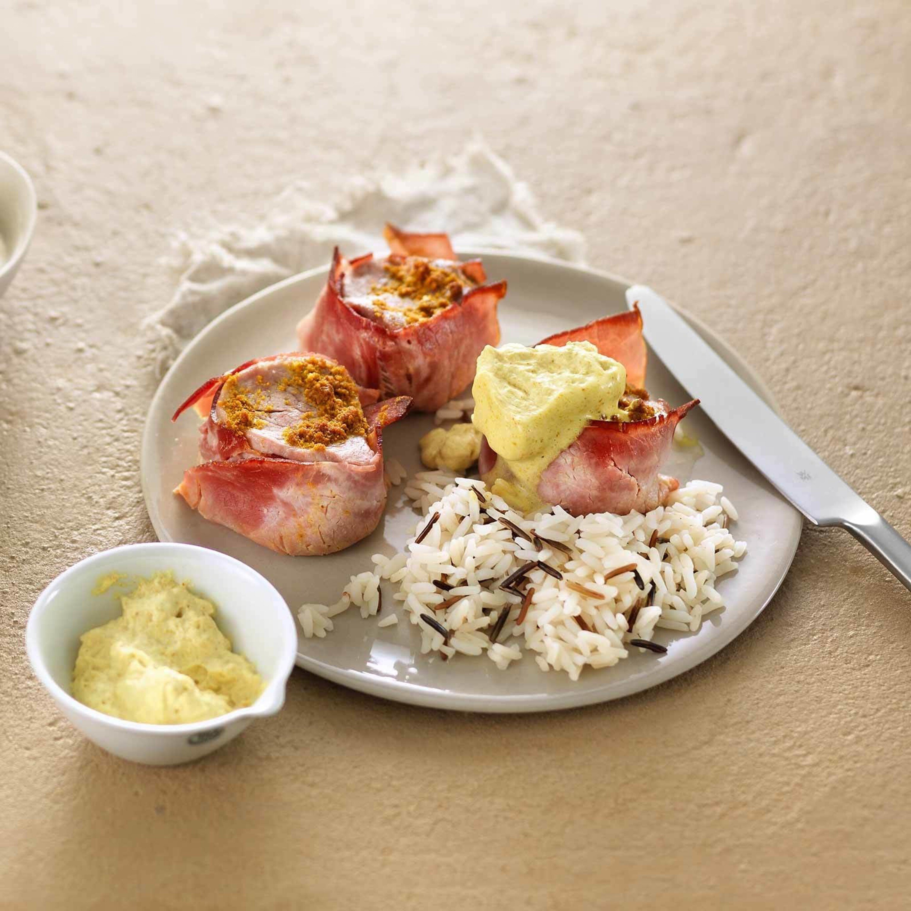 Party-Filet mit Curry-Rahm