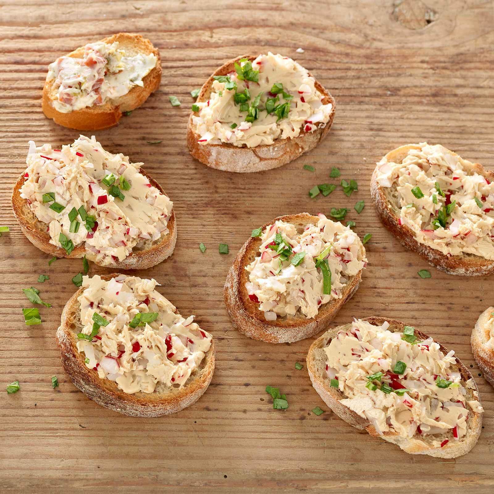 Radiesli-Crostini