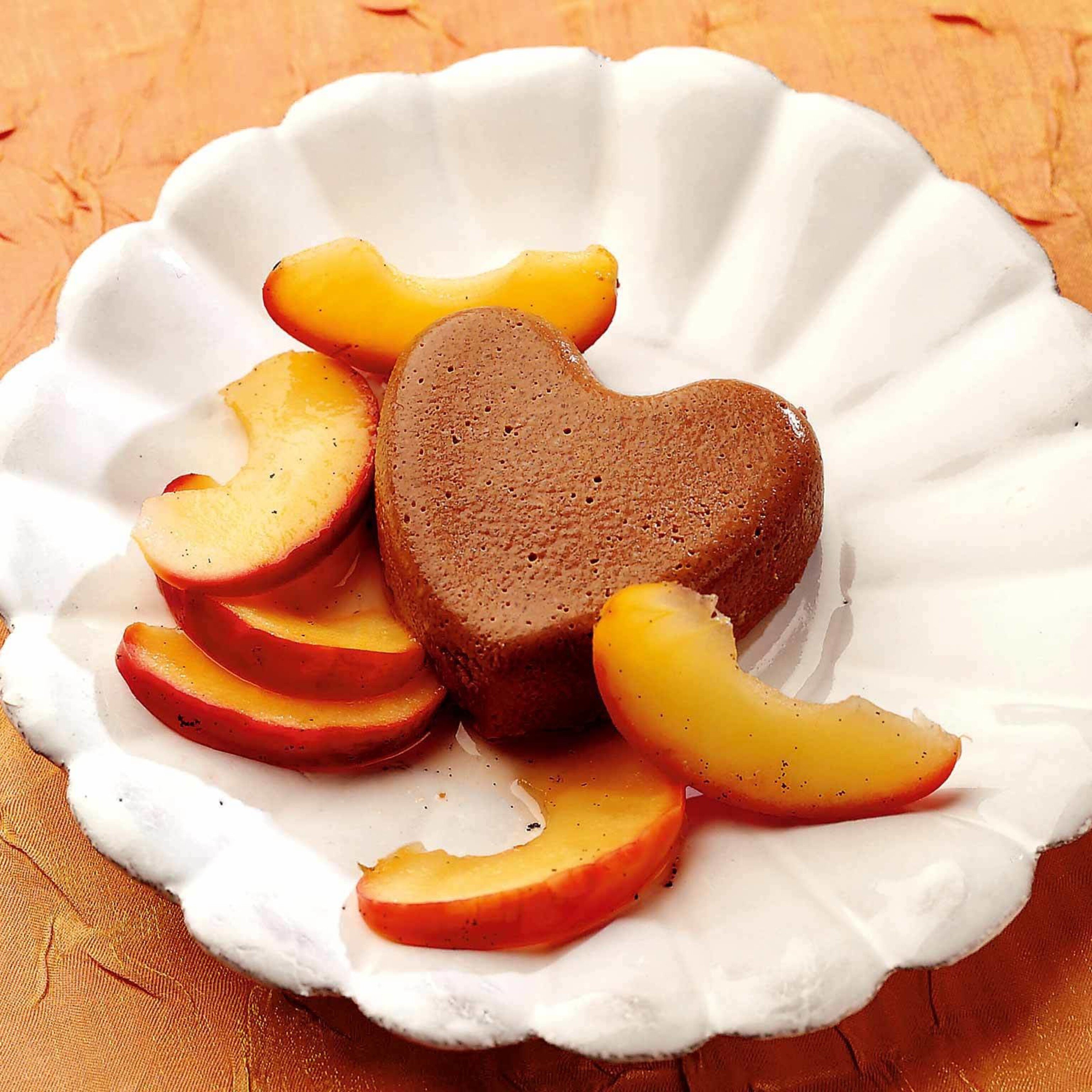 Coeurs de semoule au chocolat