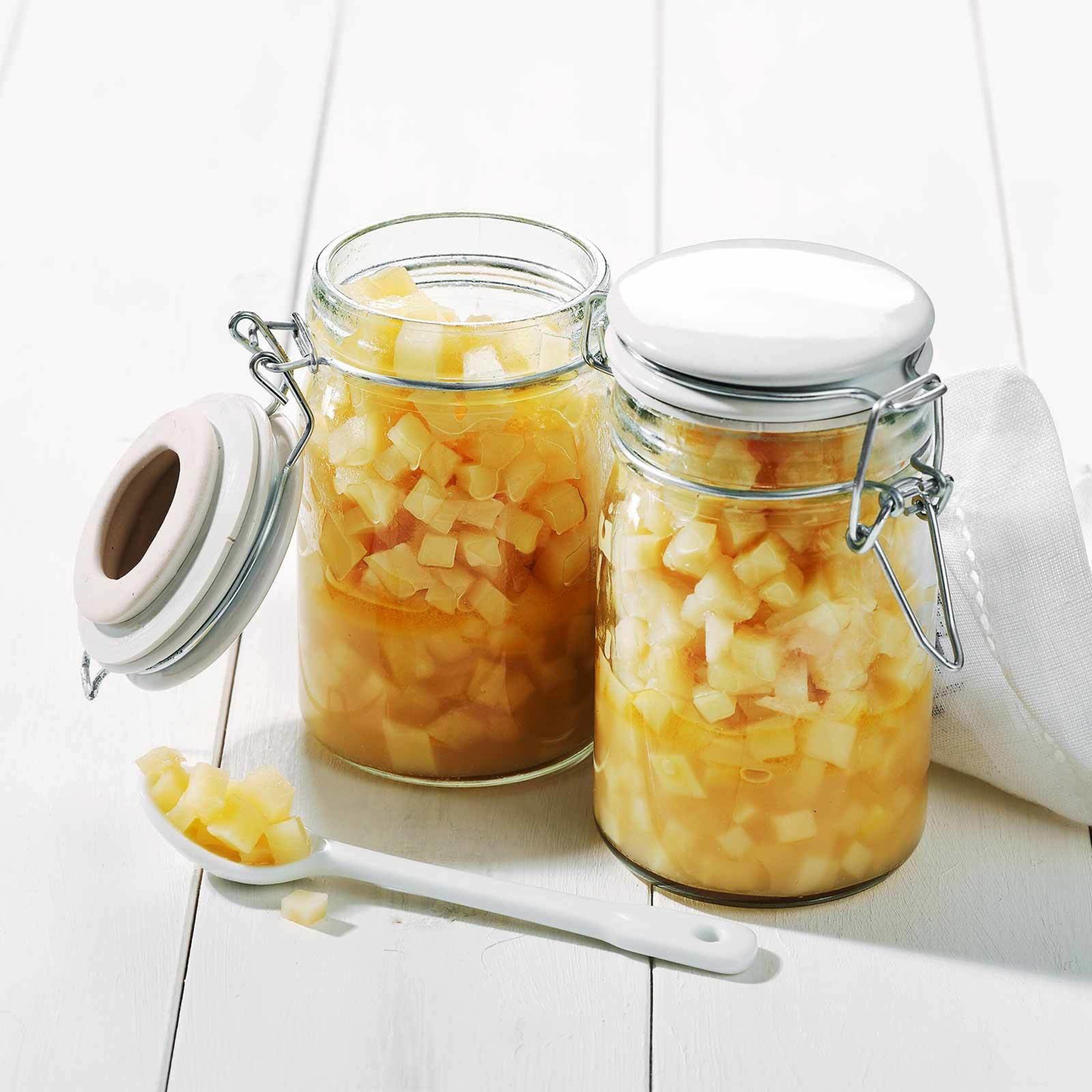 Petersilienwurzel-Quitten-Confit