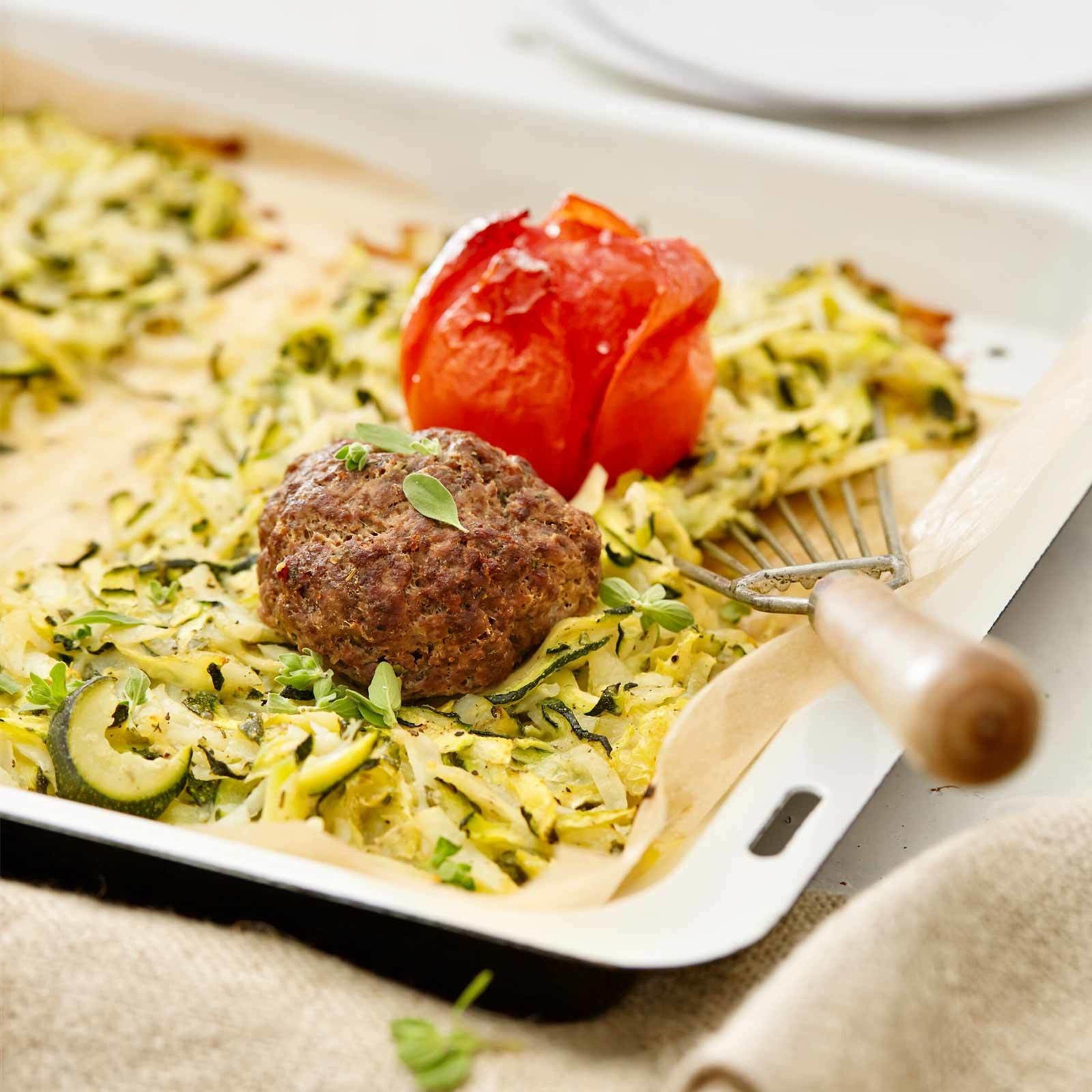 Zucchinirösti mit Tätschli