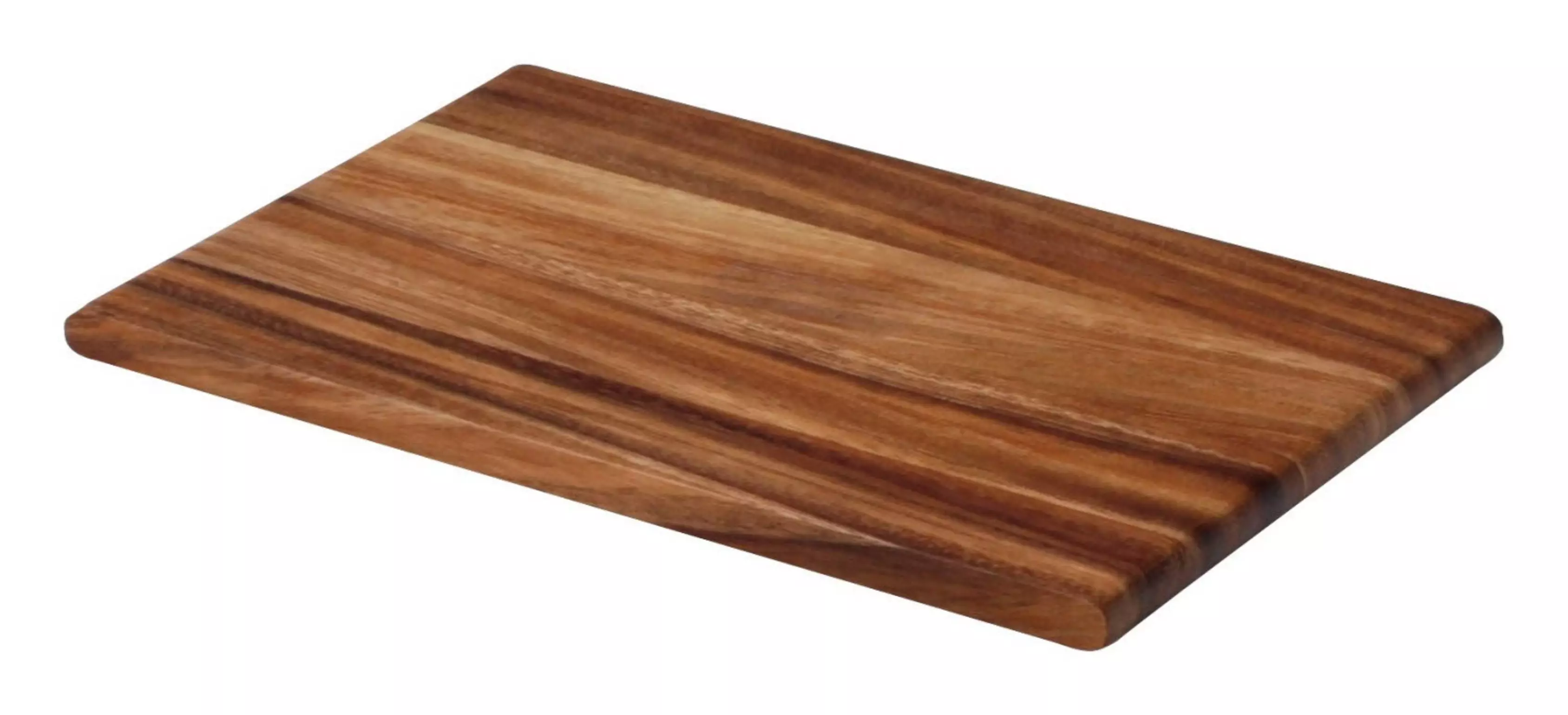 Continenta Schneidebrett Aus Olivenholz – Echtes Küchen-Allrounder In Edel-Qualität, 25 X 15 X 1,2 Cm