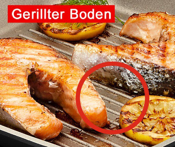 Koreanische Grillpfanne Rechteckig – Antihaftbeschichtet, Für Induktion, Mit Ölablauf, 35x26 Cm