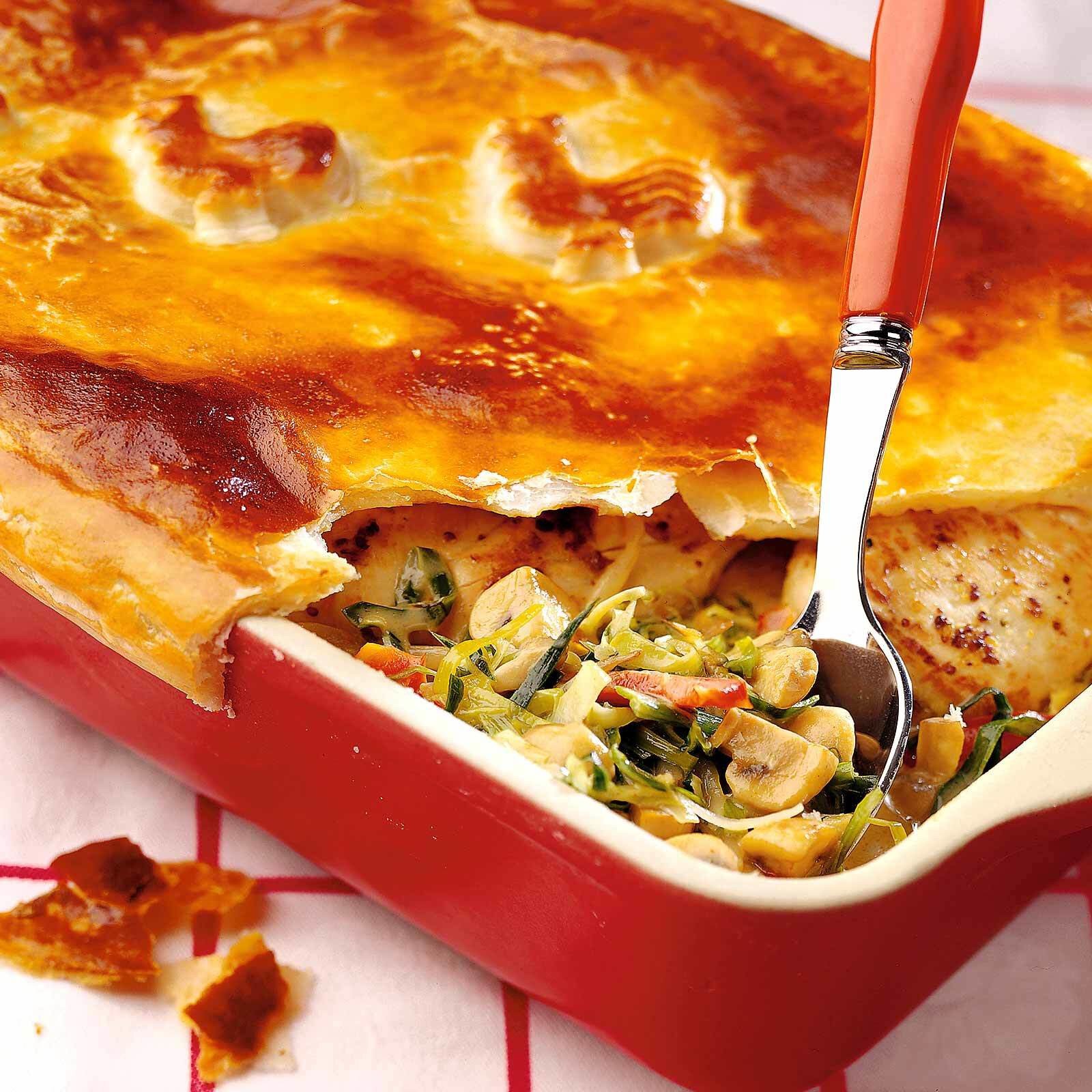 Blancs de poulet en croûte dorée