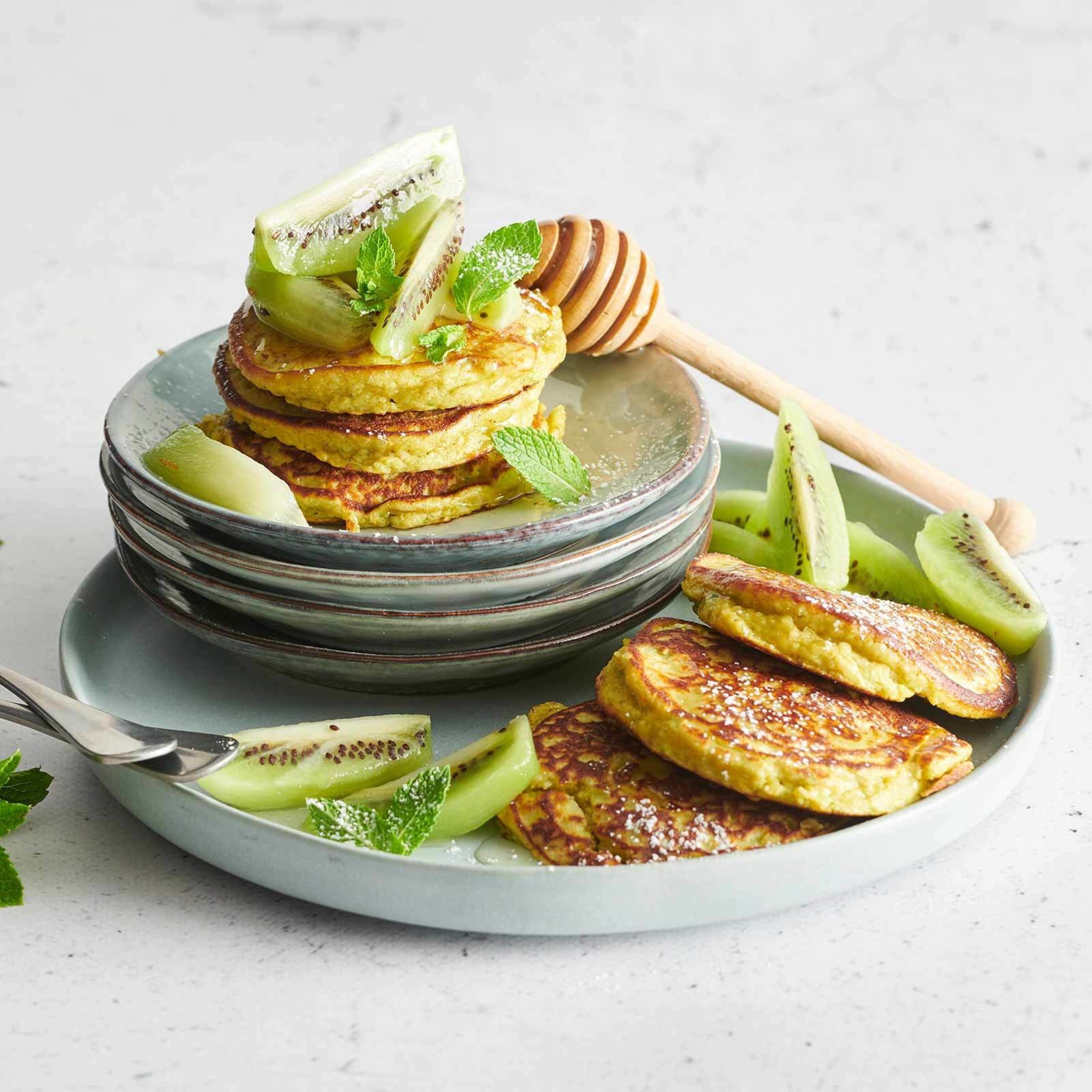 Pancakes sans farine à l'avocat