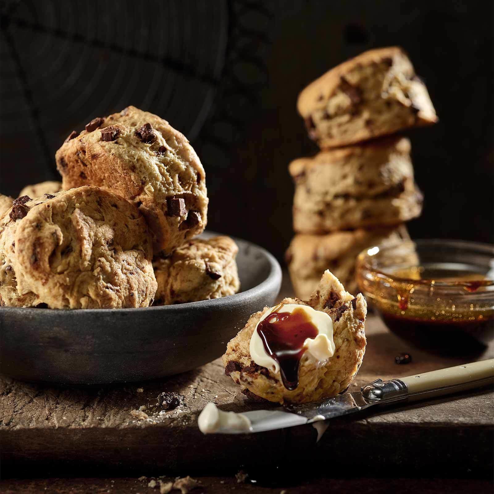 Scones café-chocolat sans gluten