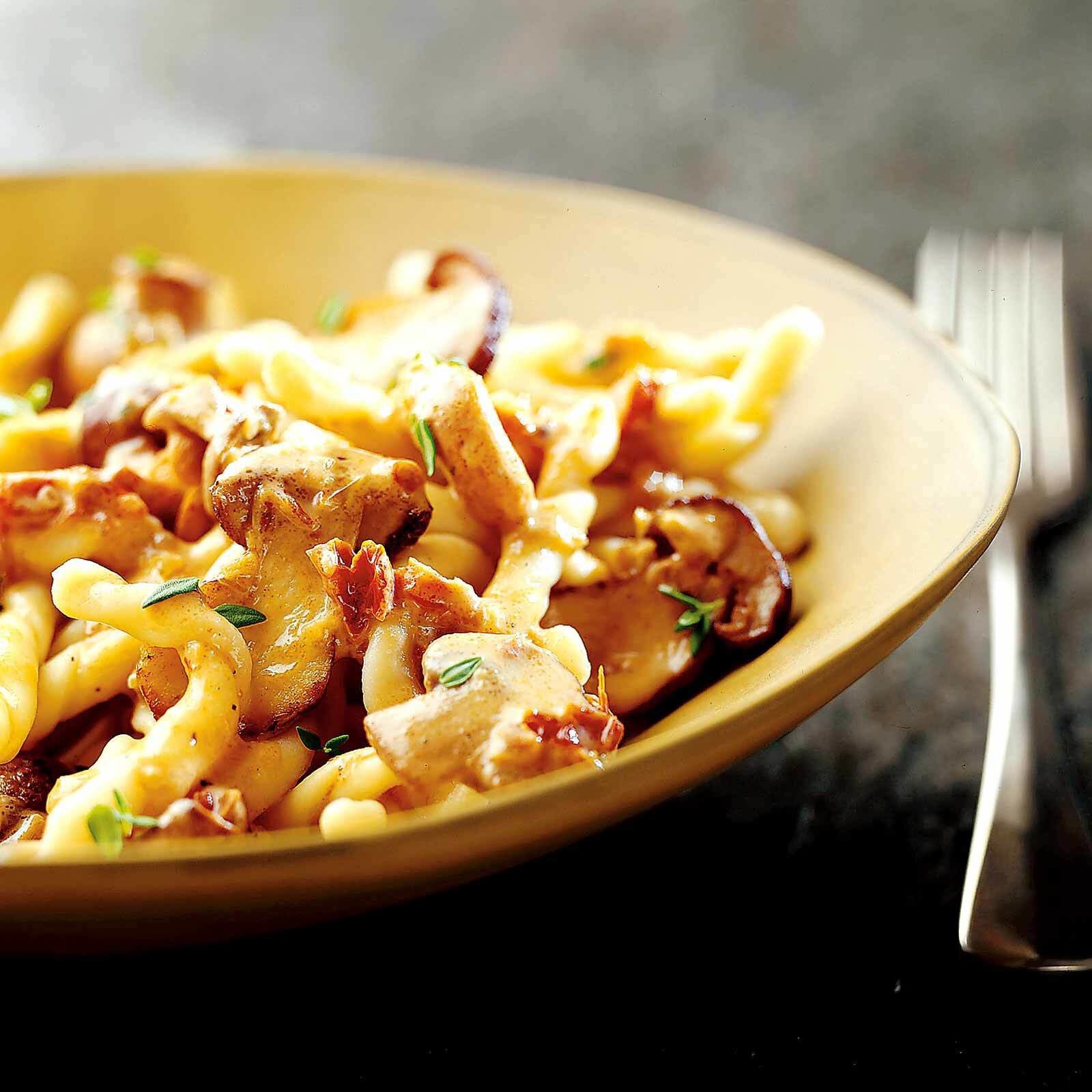 Fusilli mit Pilzsauce
