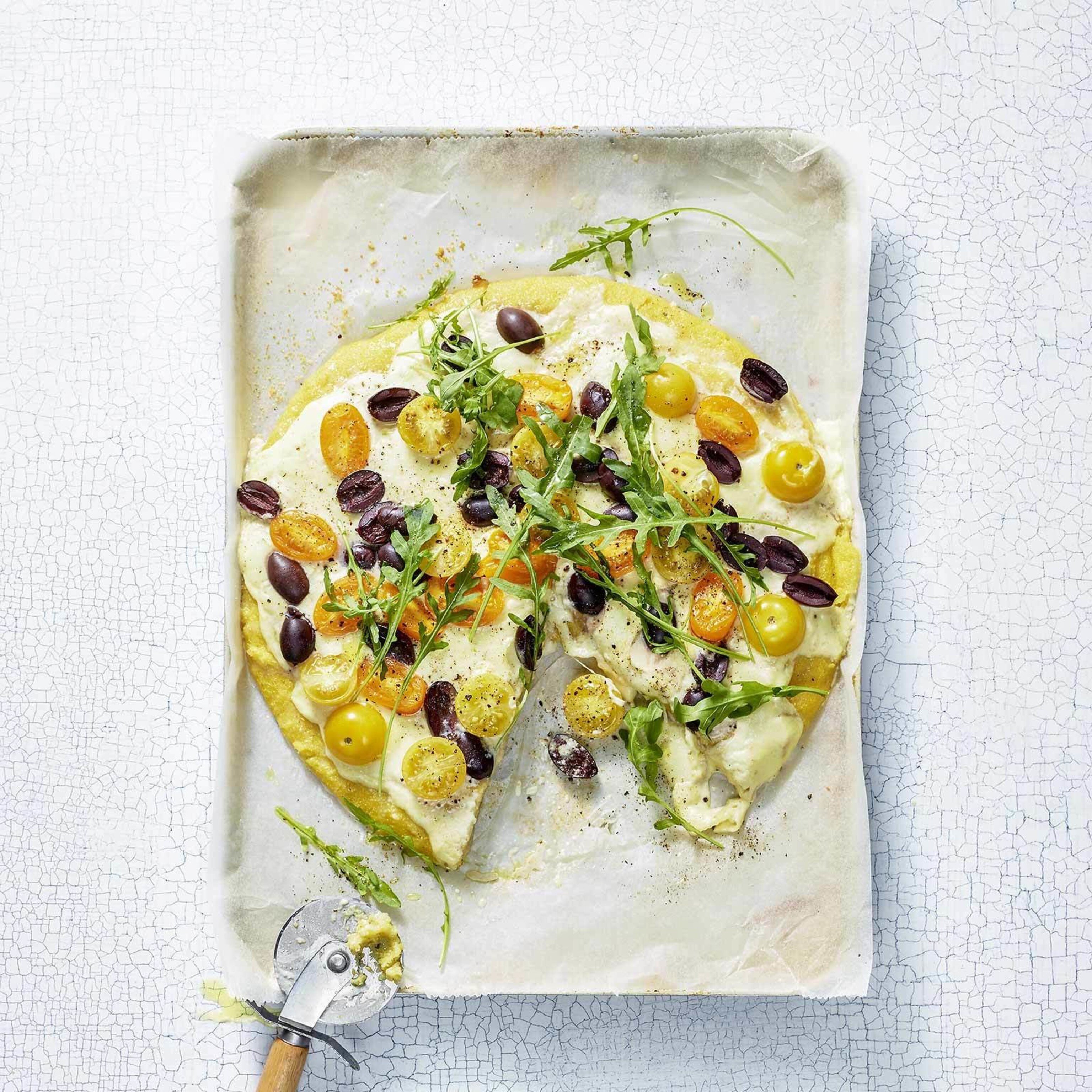 Polenta-Pizza