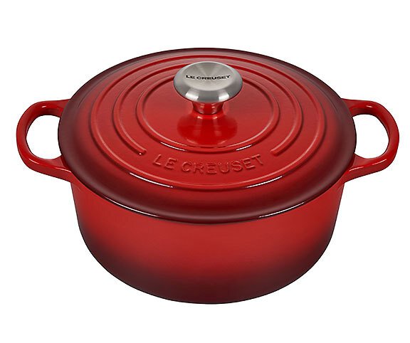 Cocotte ovale Le Creuset 31 cm fonte émaillée rouge