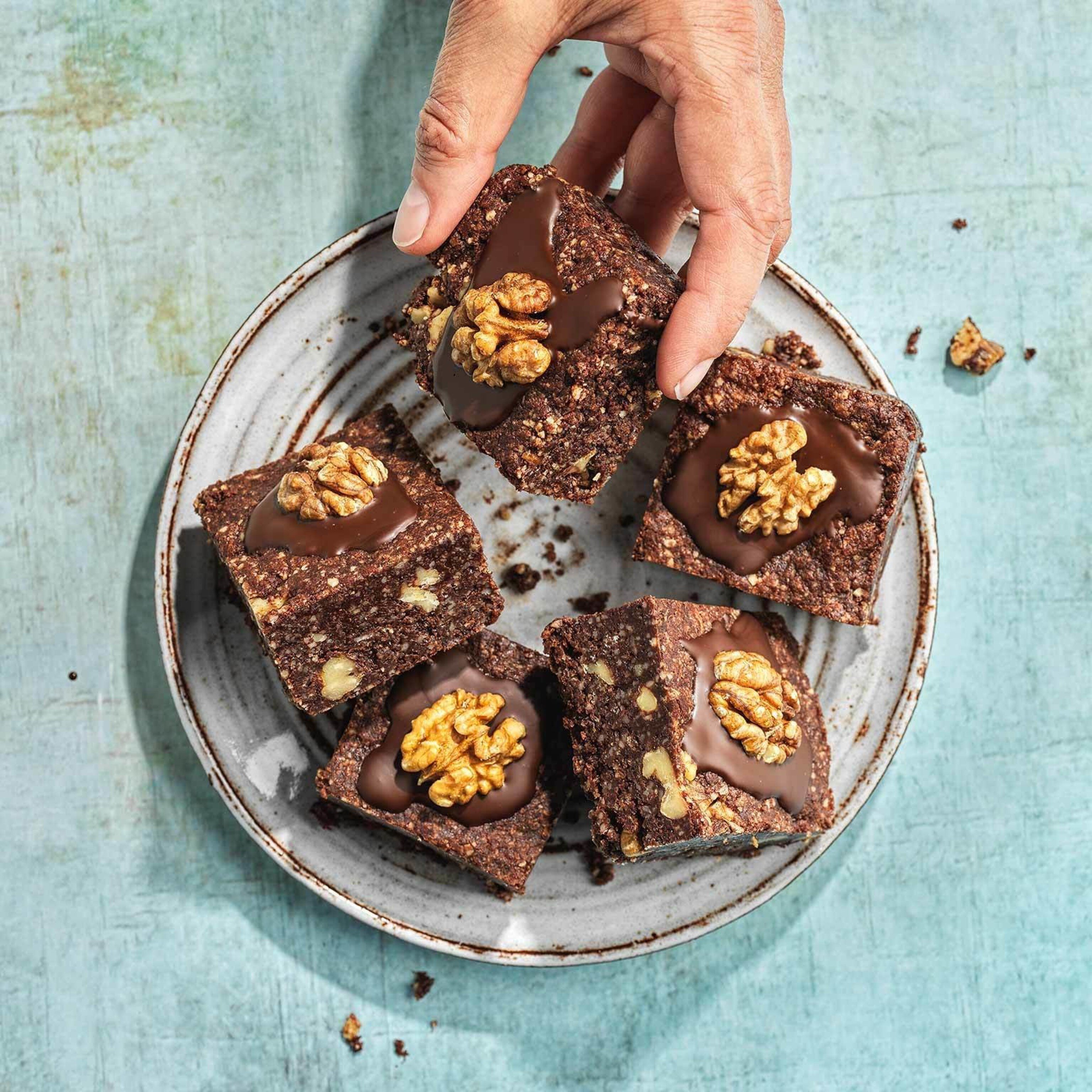 Brownies véganes