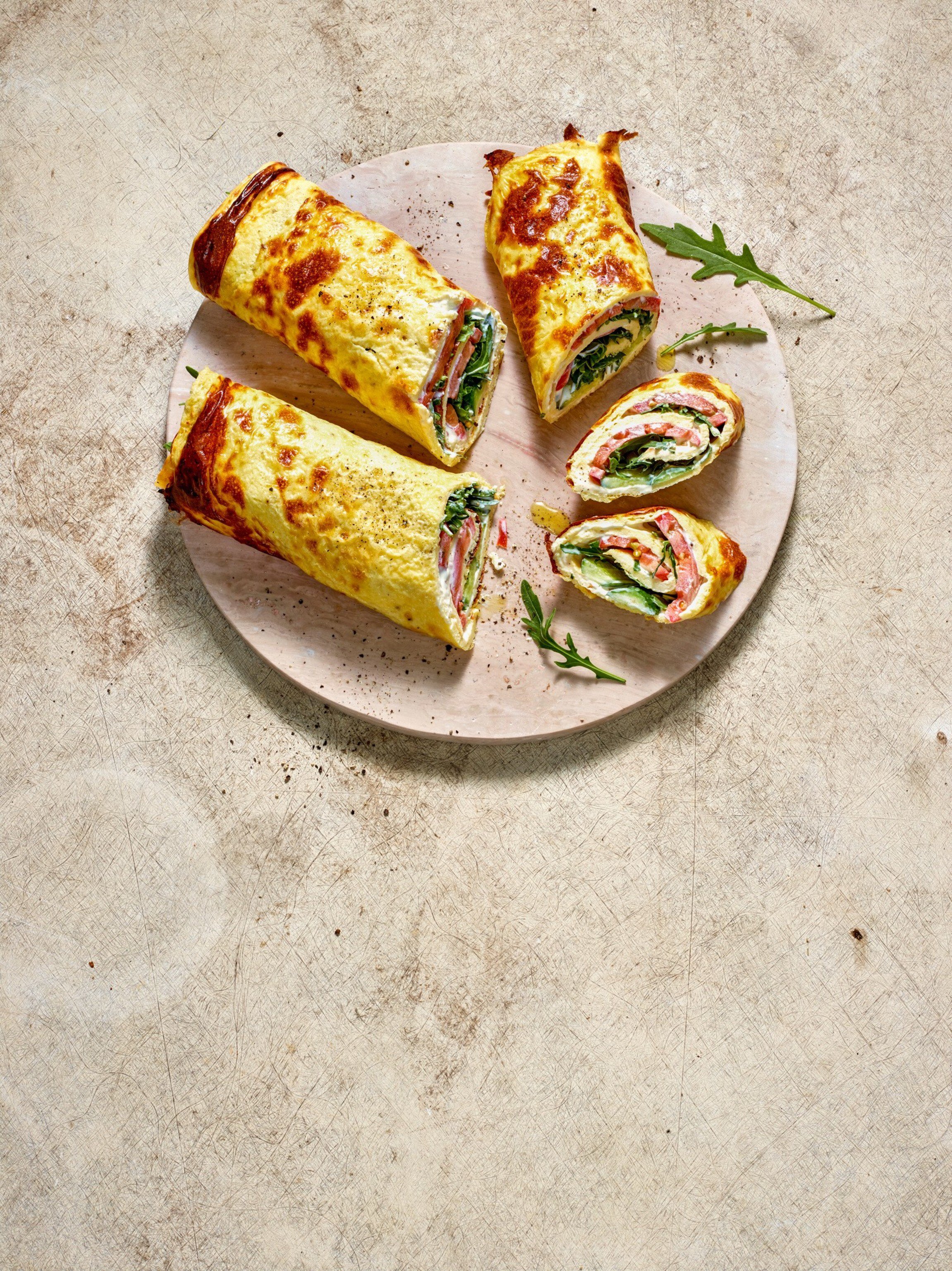 Wrap de cottage cheese