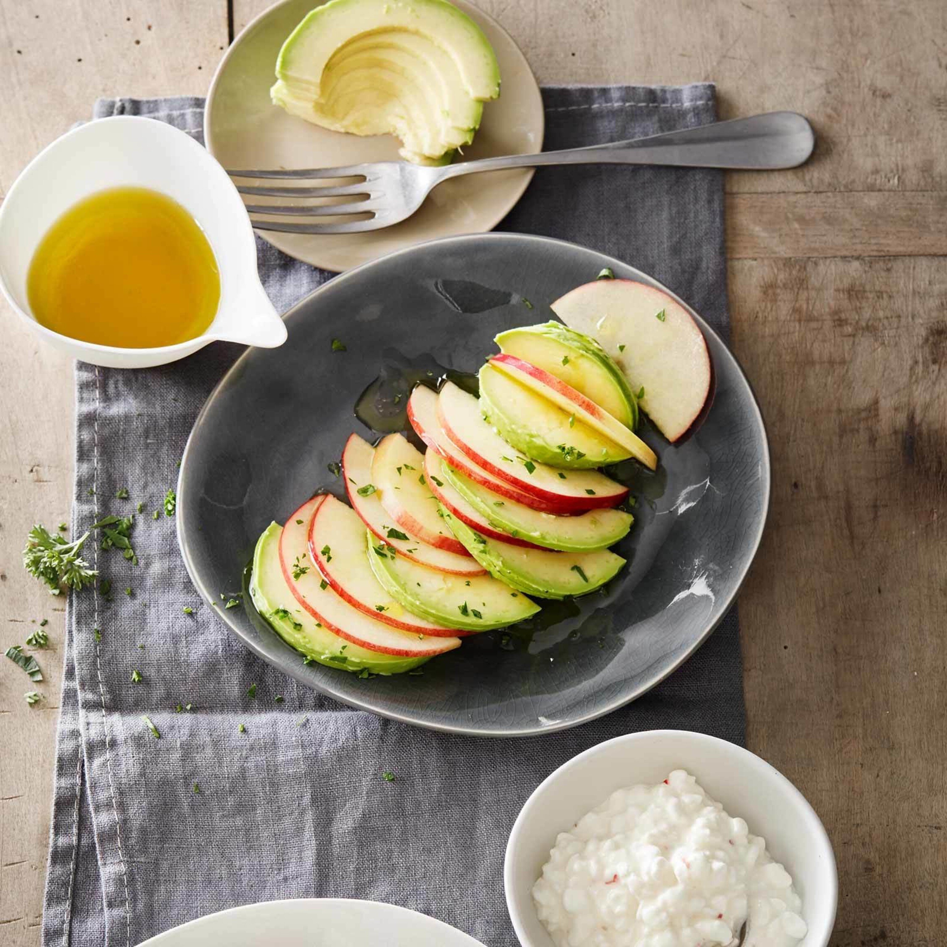 Salade avocat-pomme