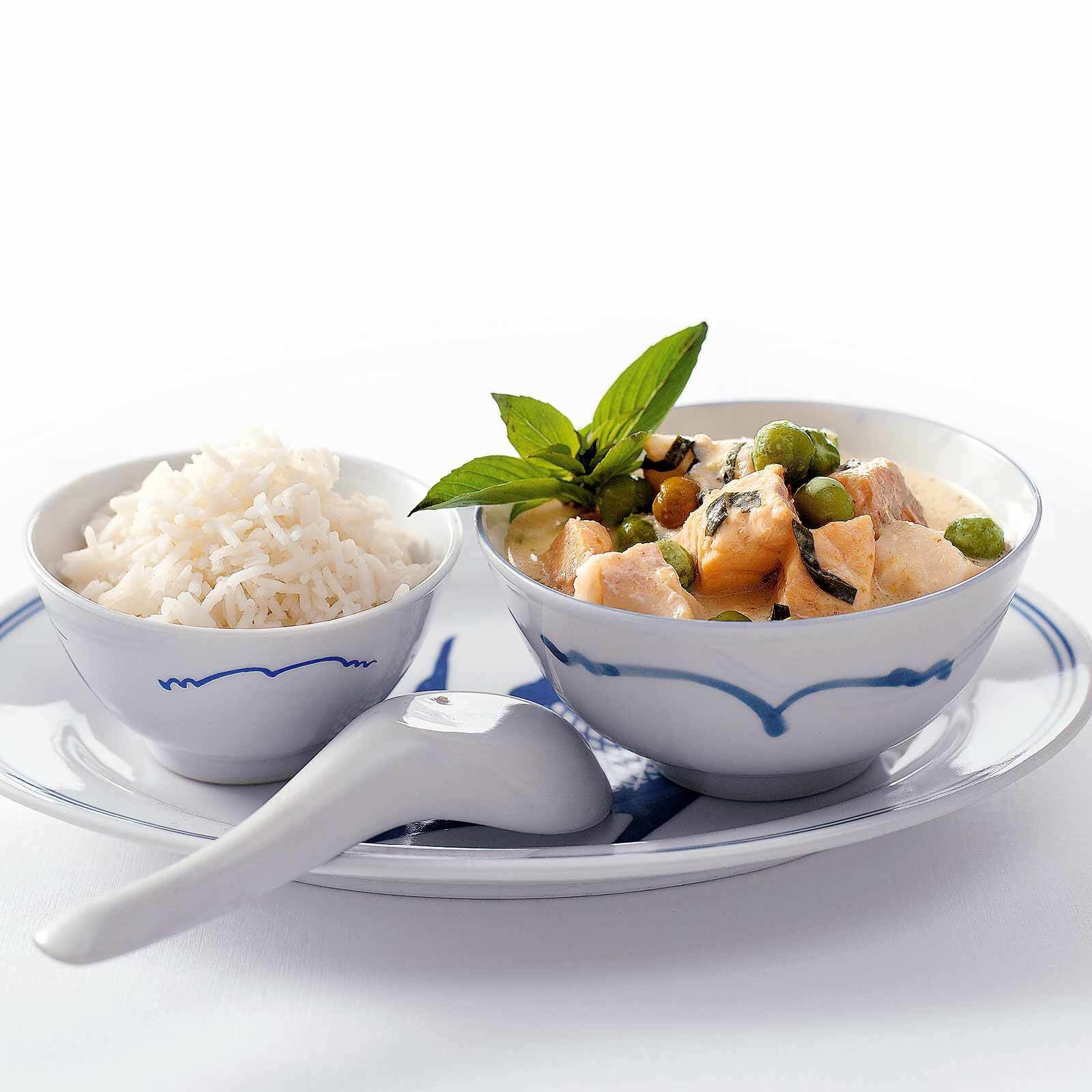 Curry vert thaï au poisson