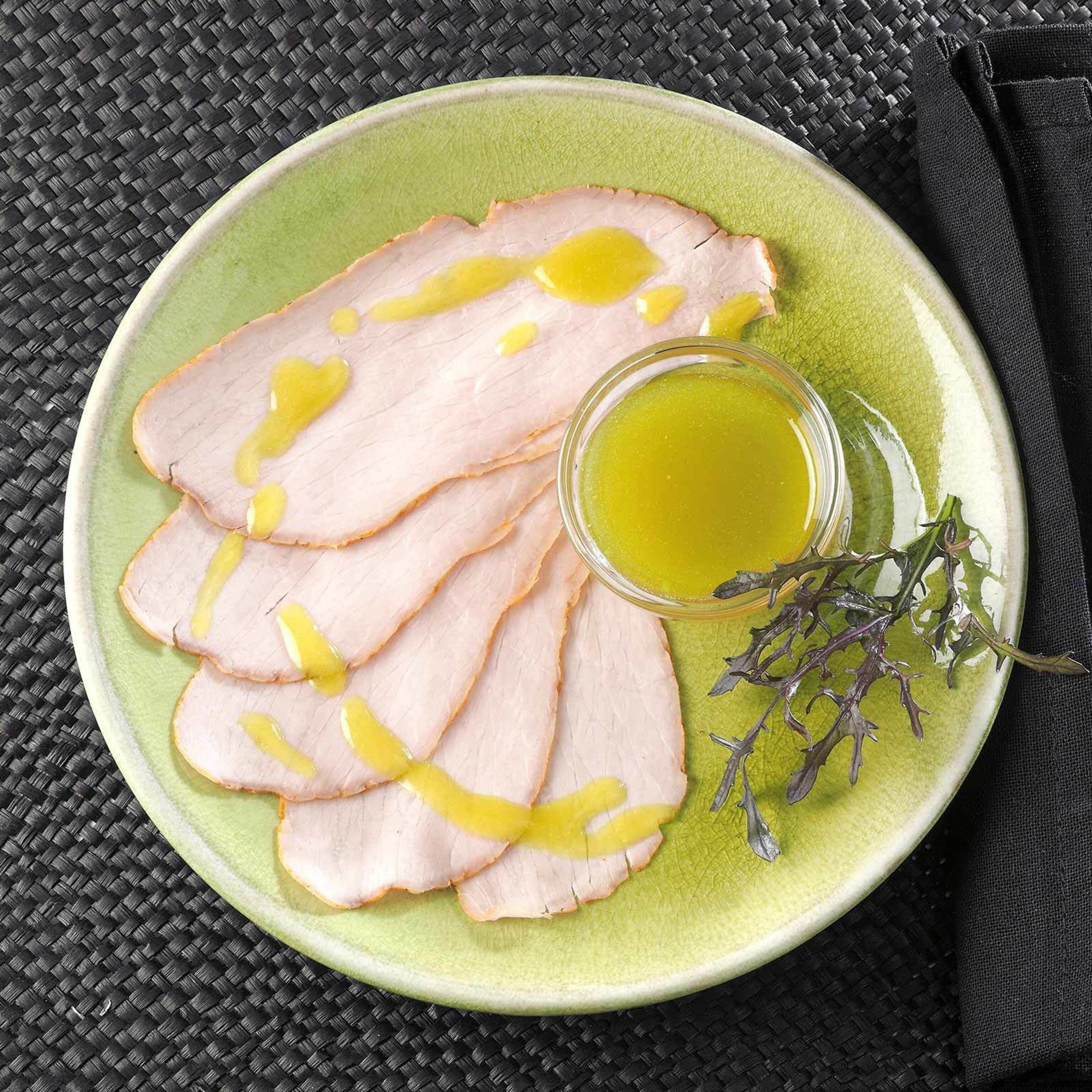 Kalbsbraten mit Wasabi-Sauce