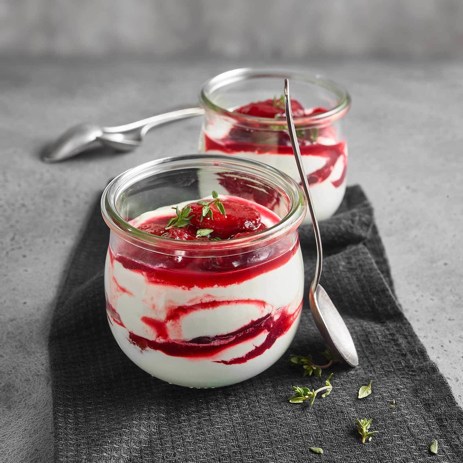 Zwetschgen-Joghurtcreme
