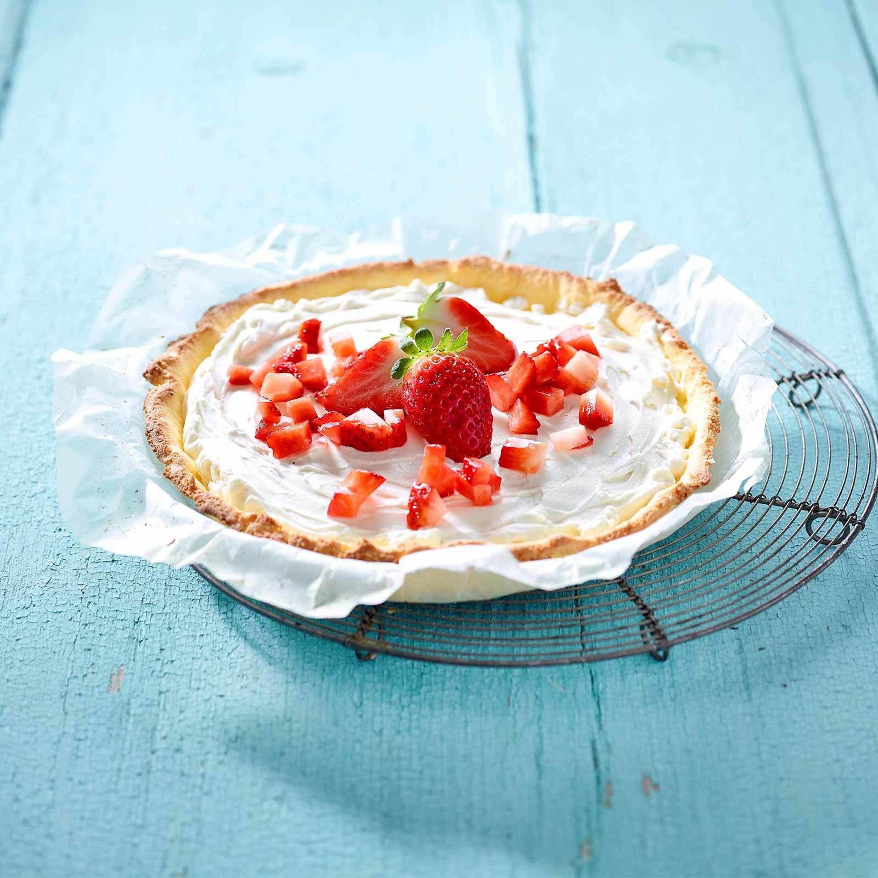 Glutenfreie Erdbeer-Tarte