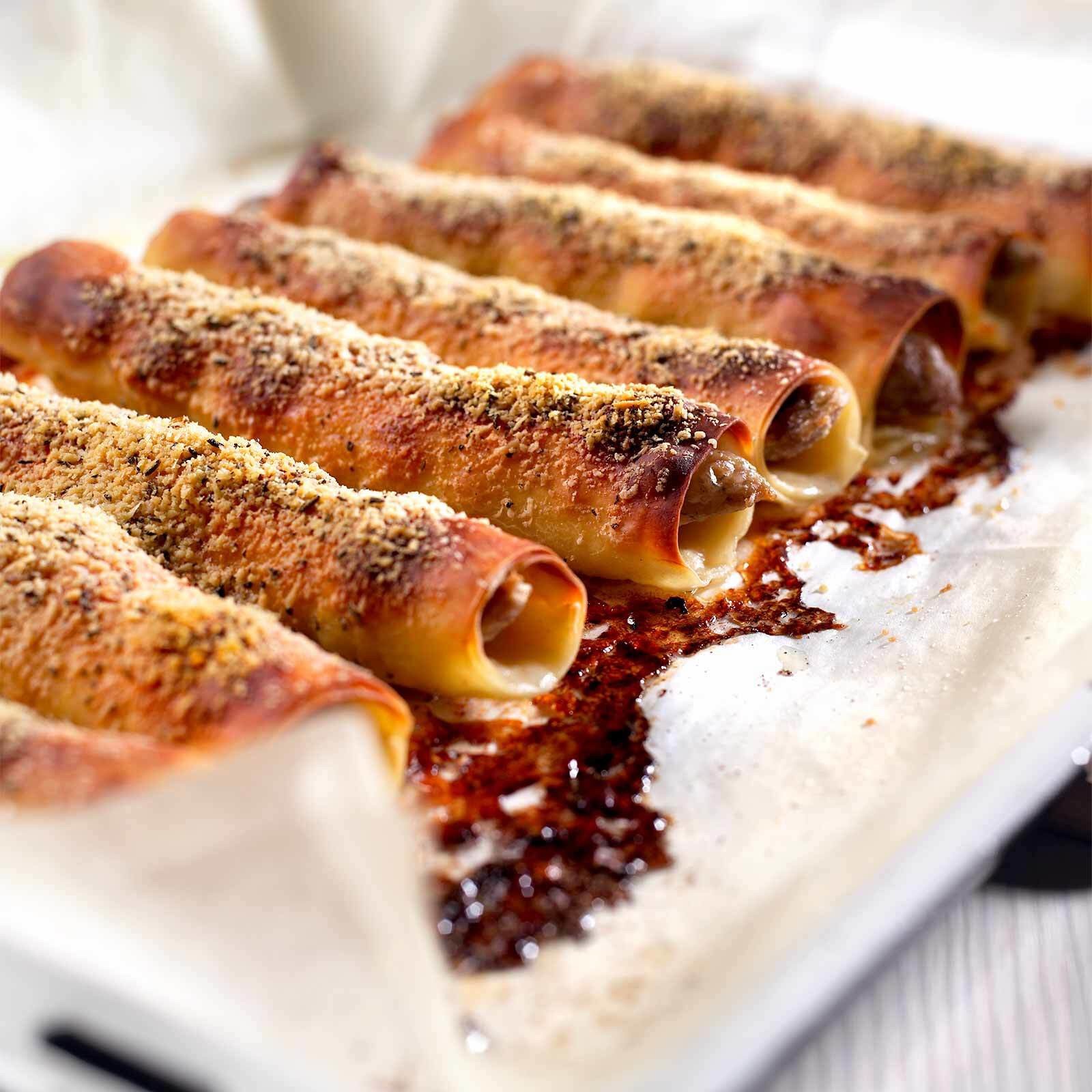 Kräuter-Wurst-Cannelloni