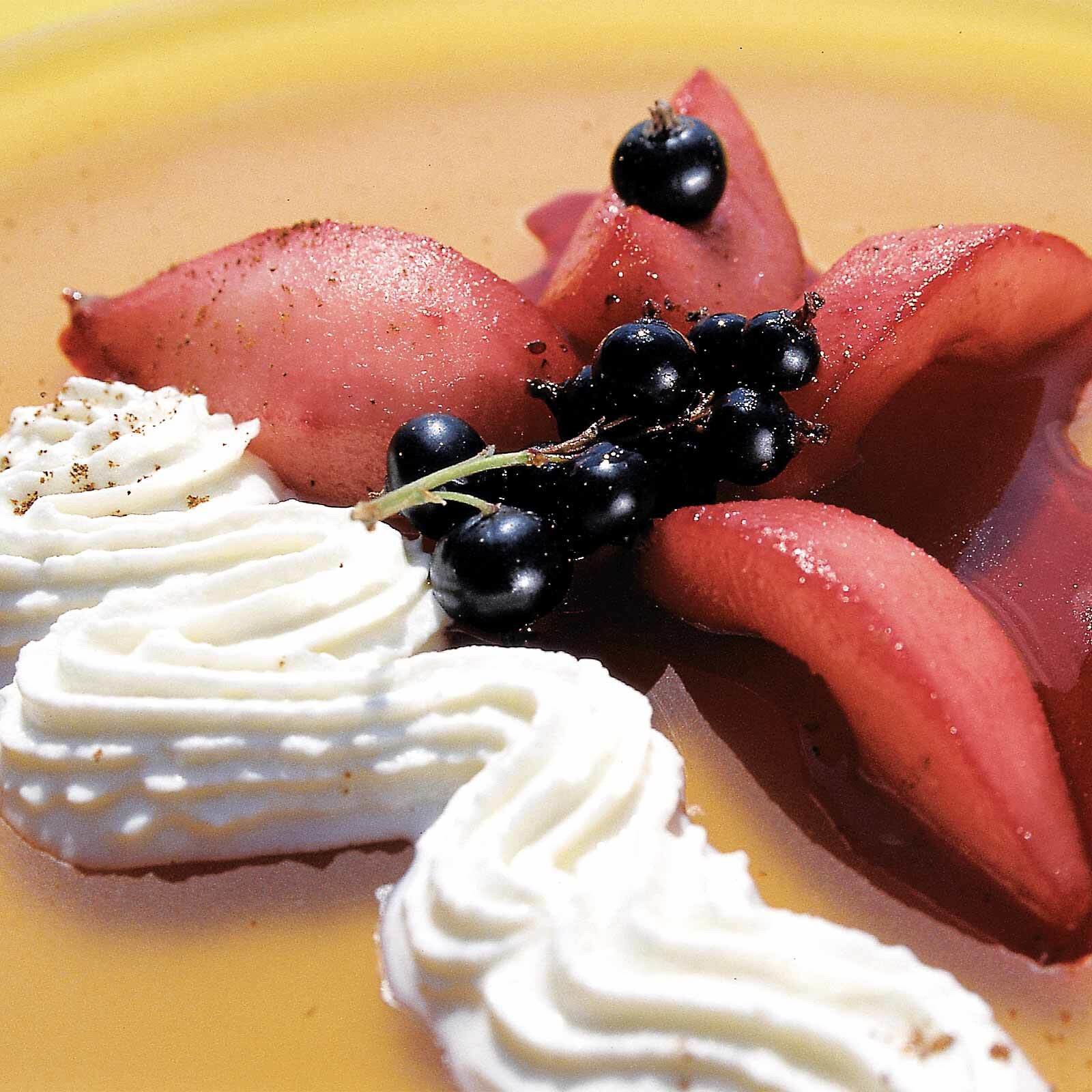 Poires à la crème girofle