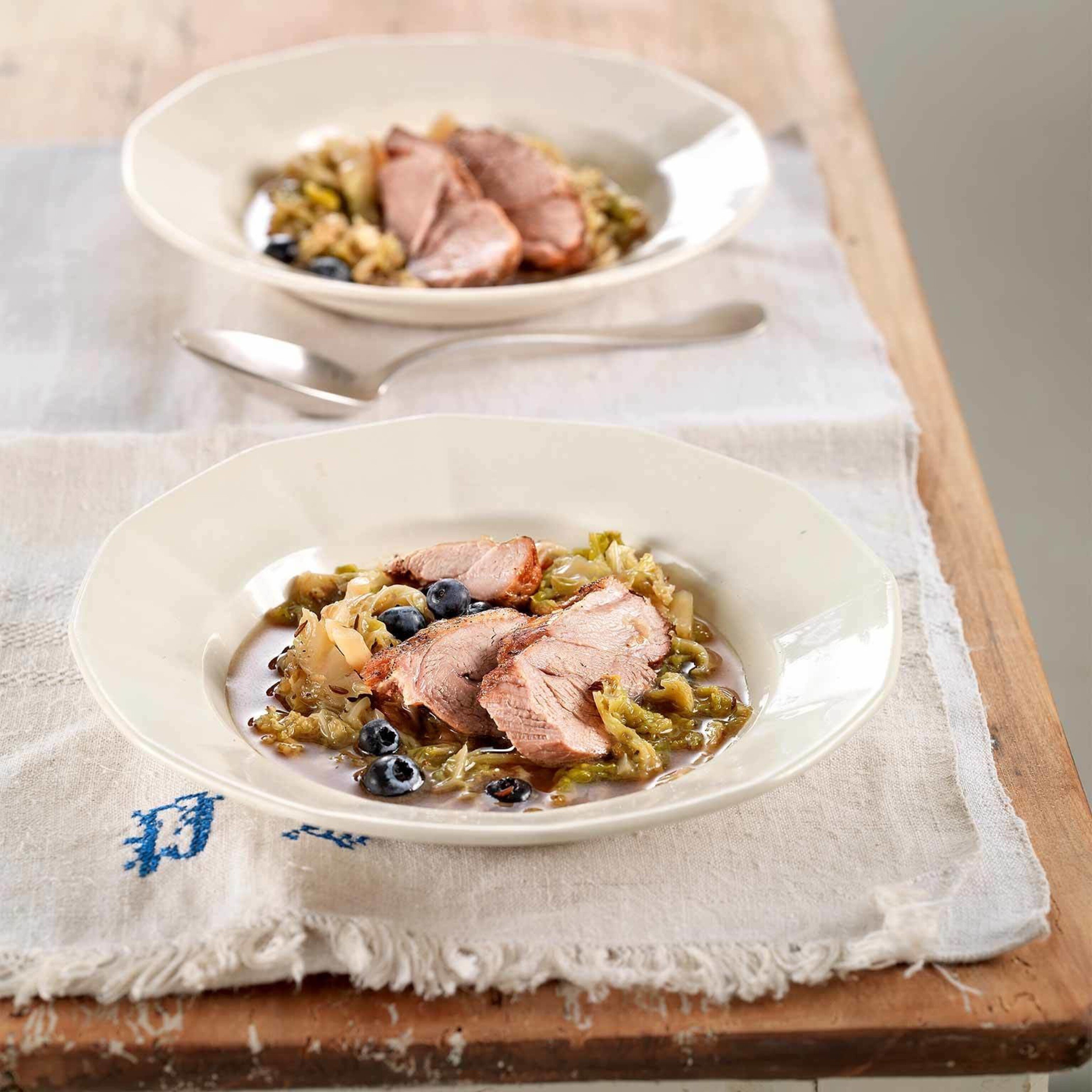 Lammschmorbraten mit Wirz