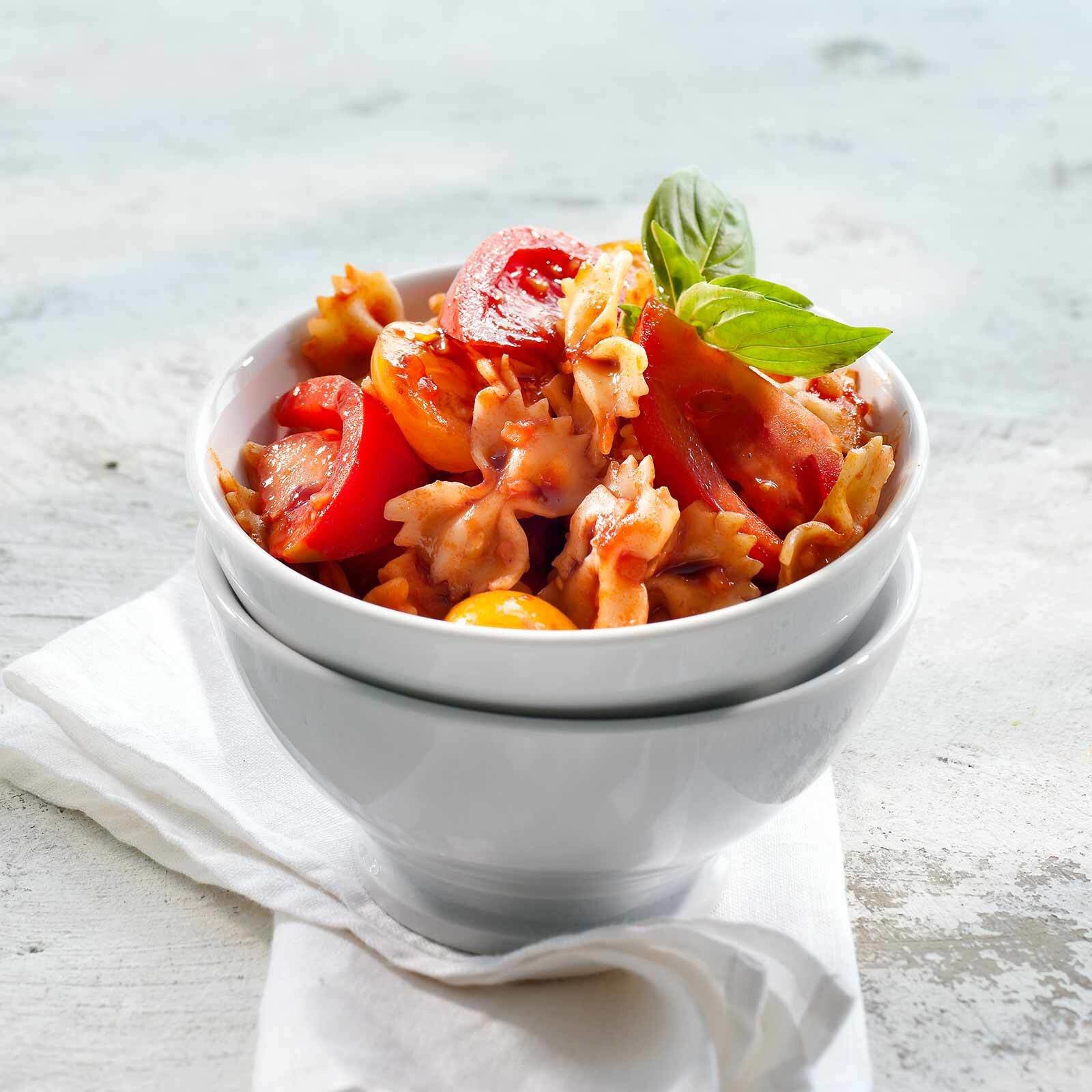 Sauce tomate express et pâtes