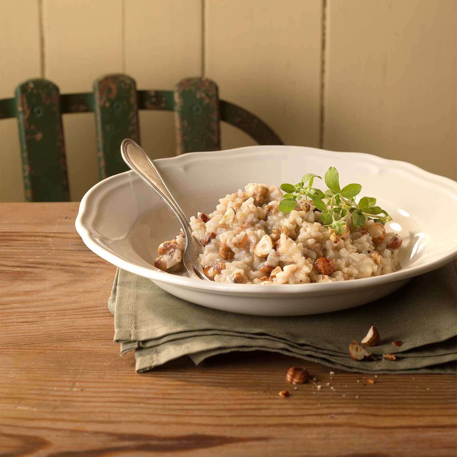 Haselnuss-Risotto