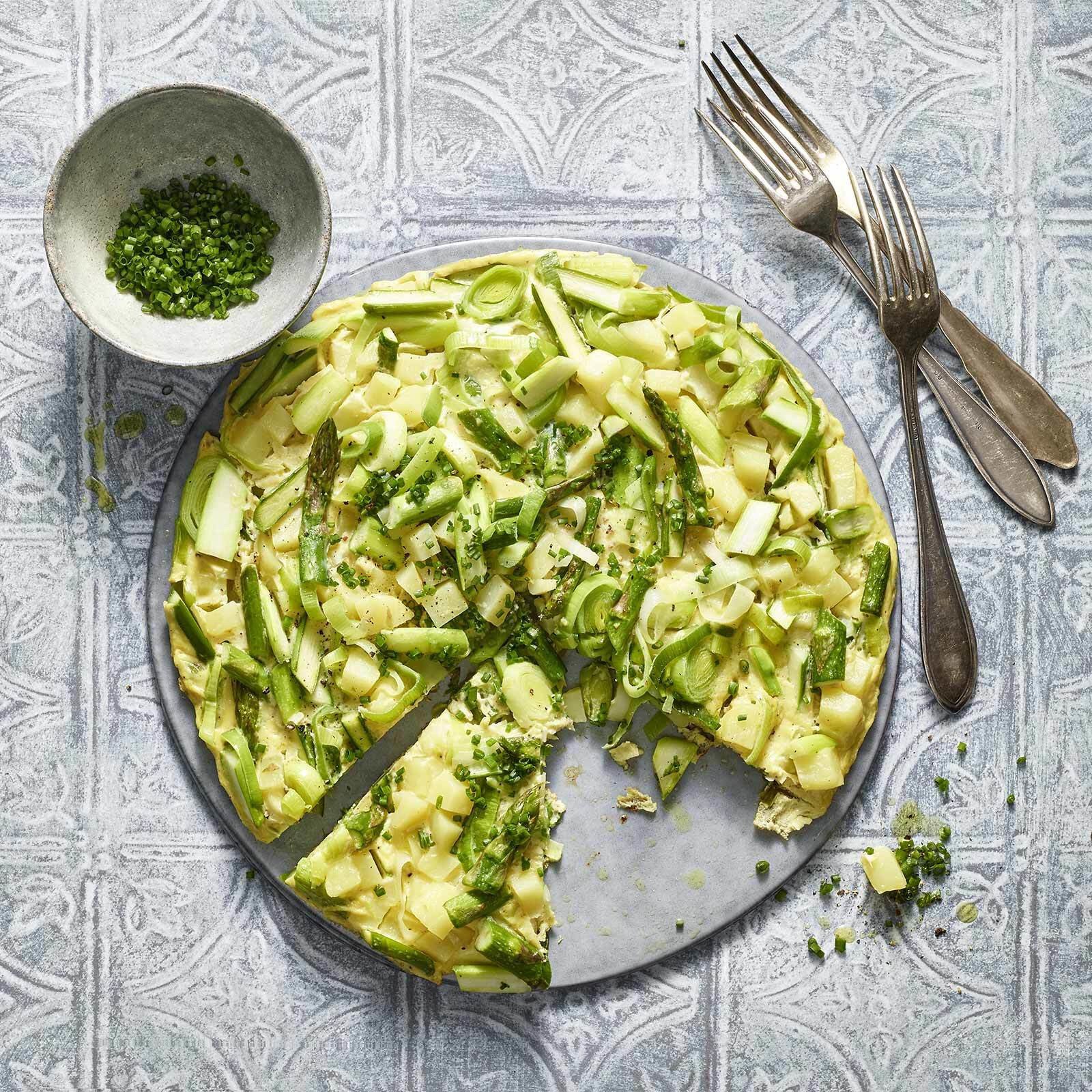 Spargel-Frittata
