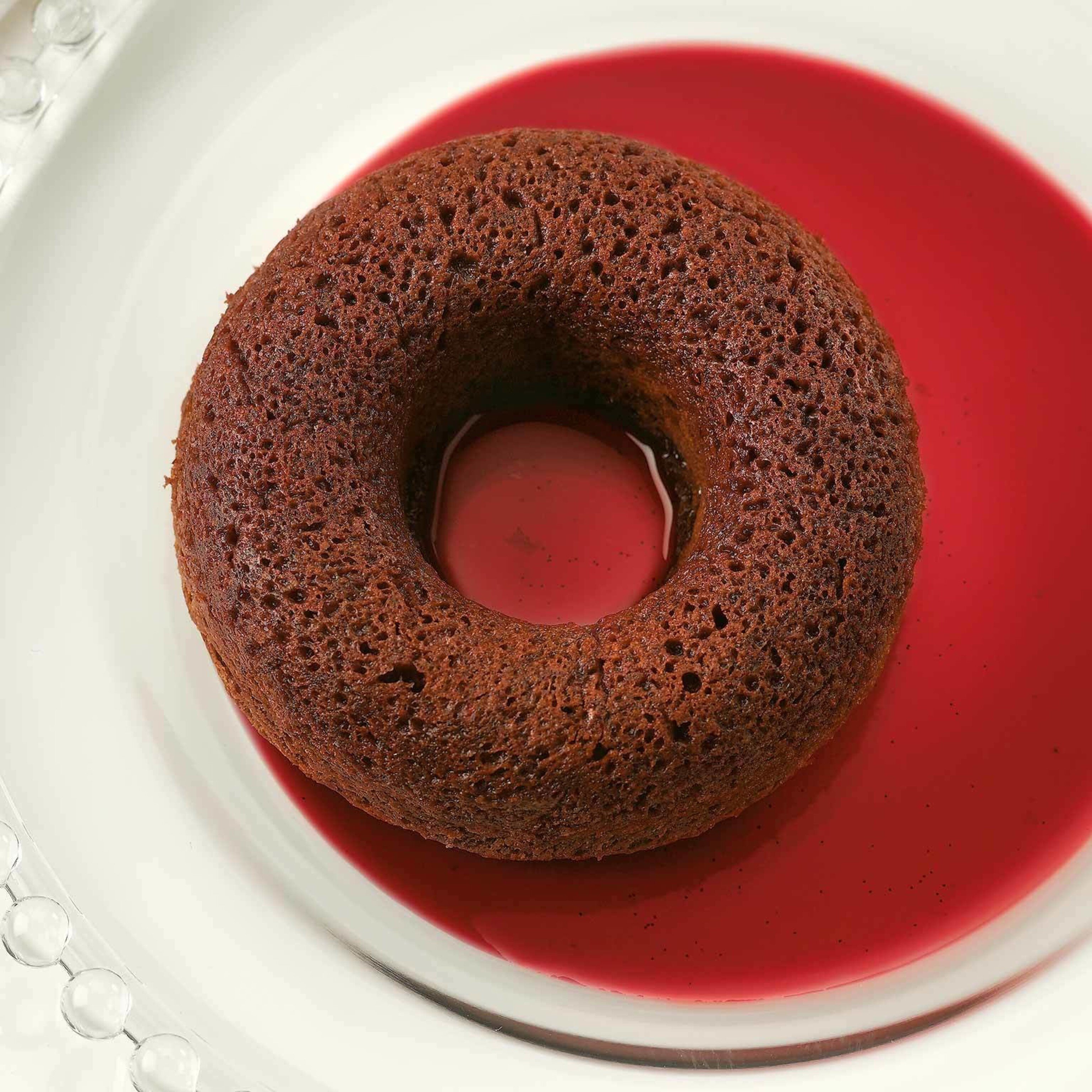 Baba chocolat au vin rouge