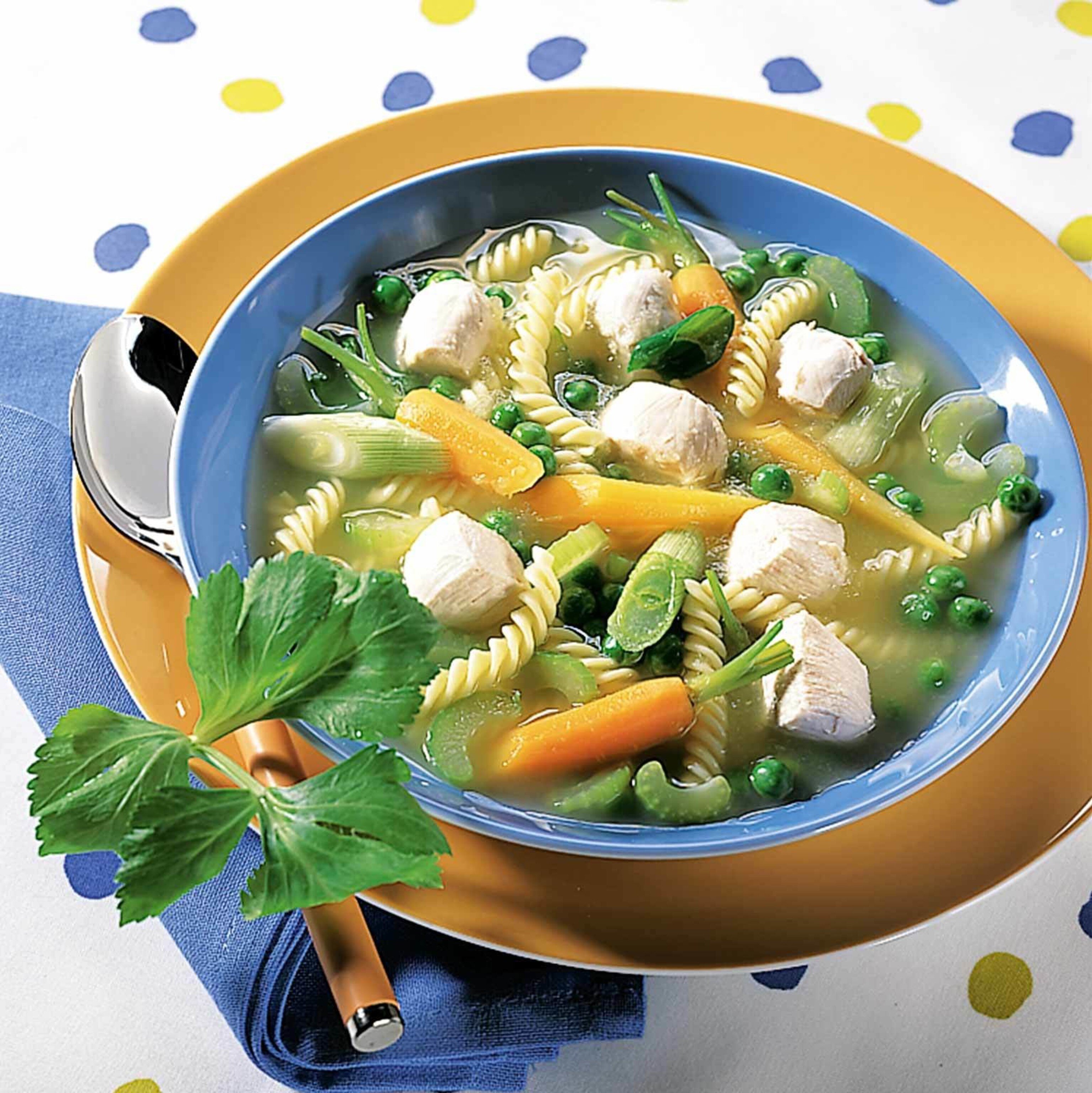 Pikante Geflügelsuppe
