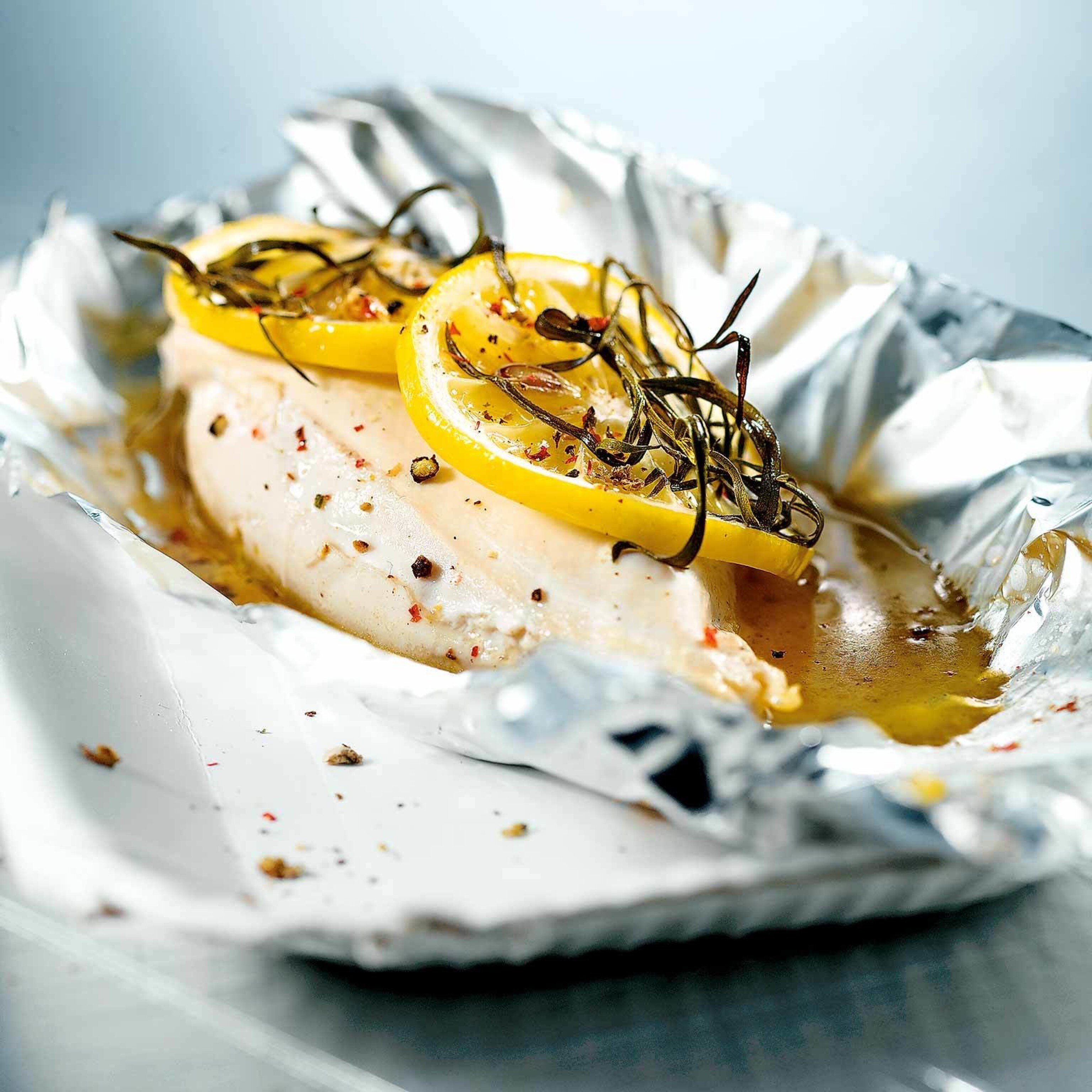 Blancs de poulet en papillote