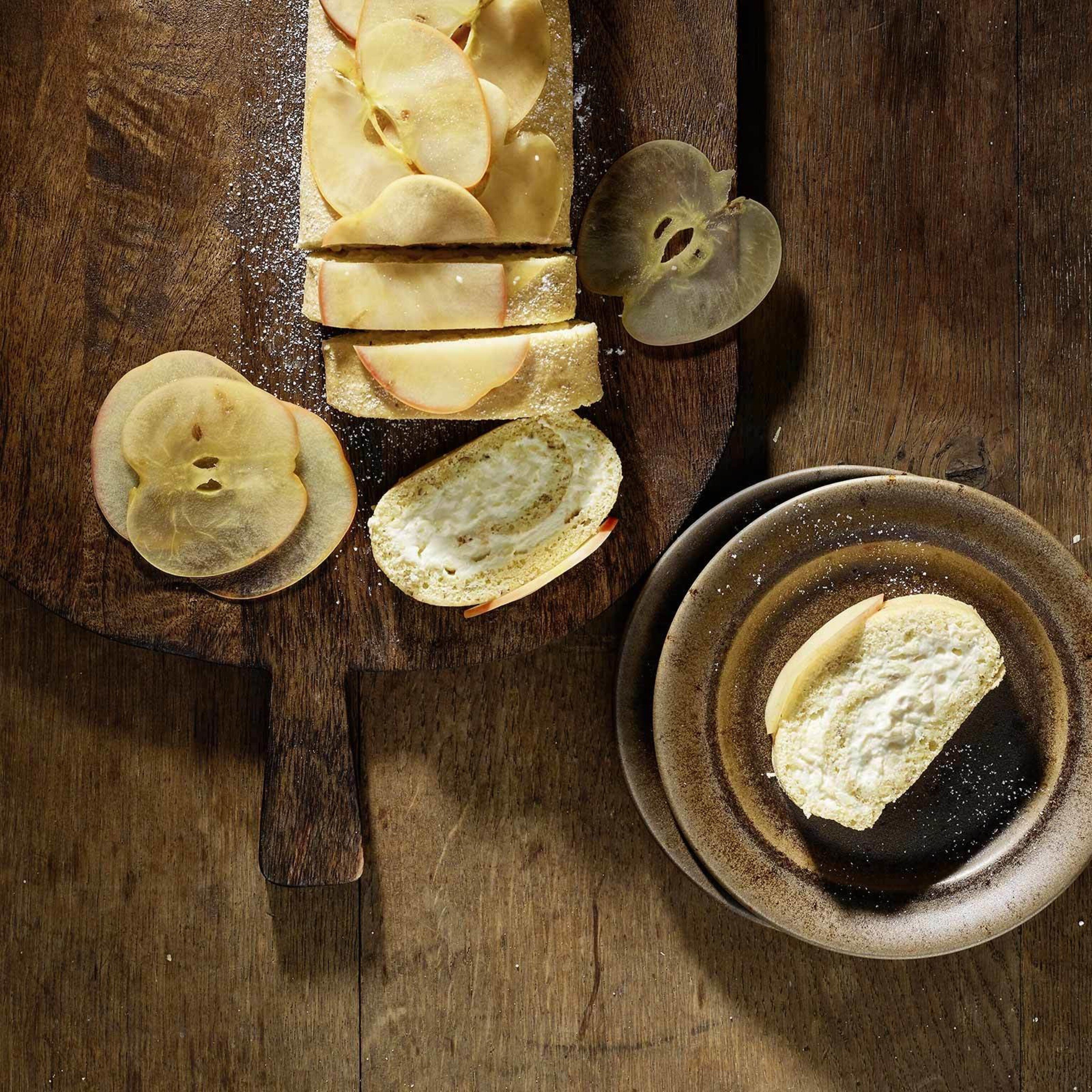 Biscuit roulé aux pommes