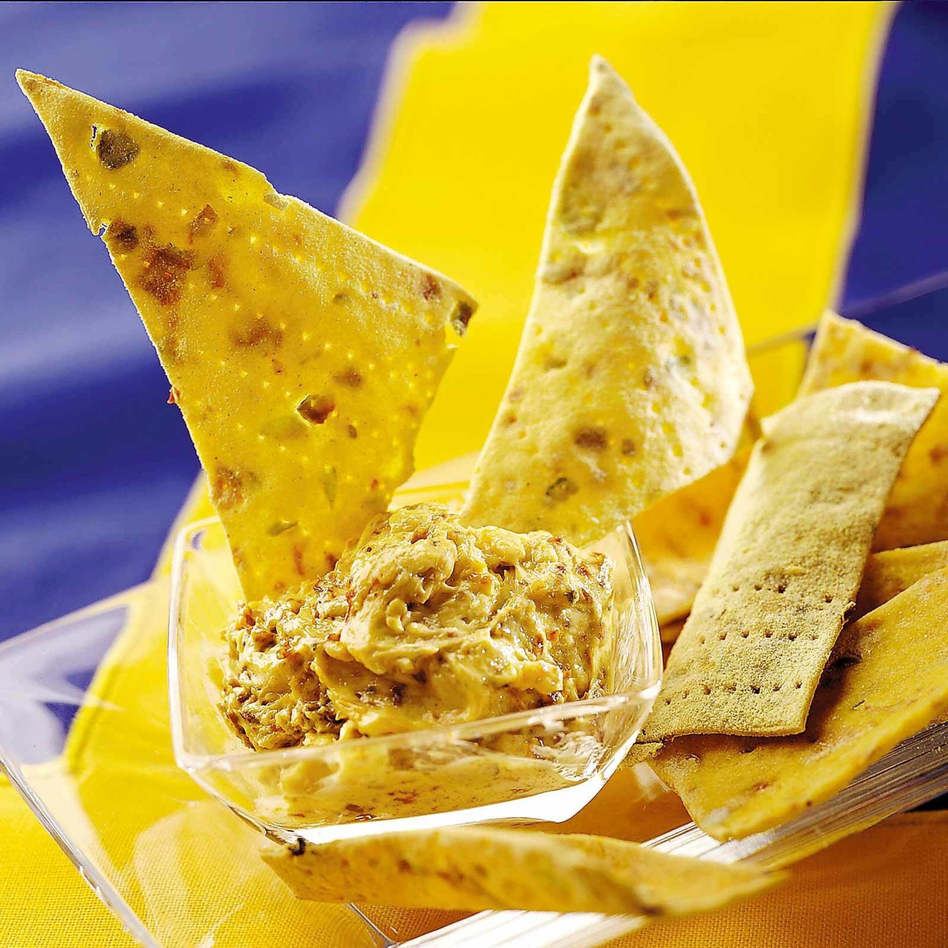 Pikantes Knäckebrot