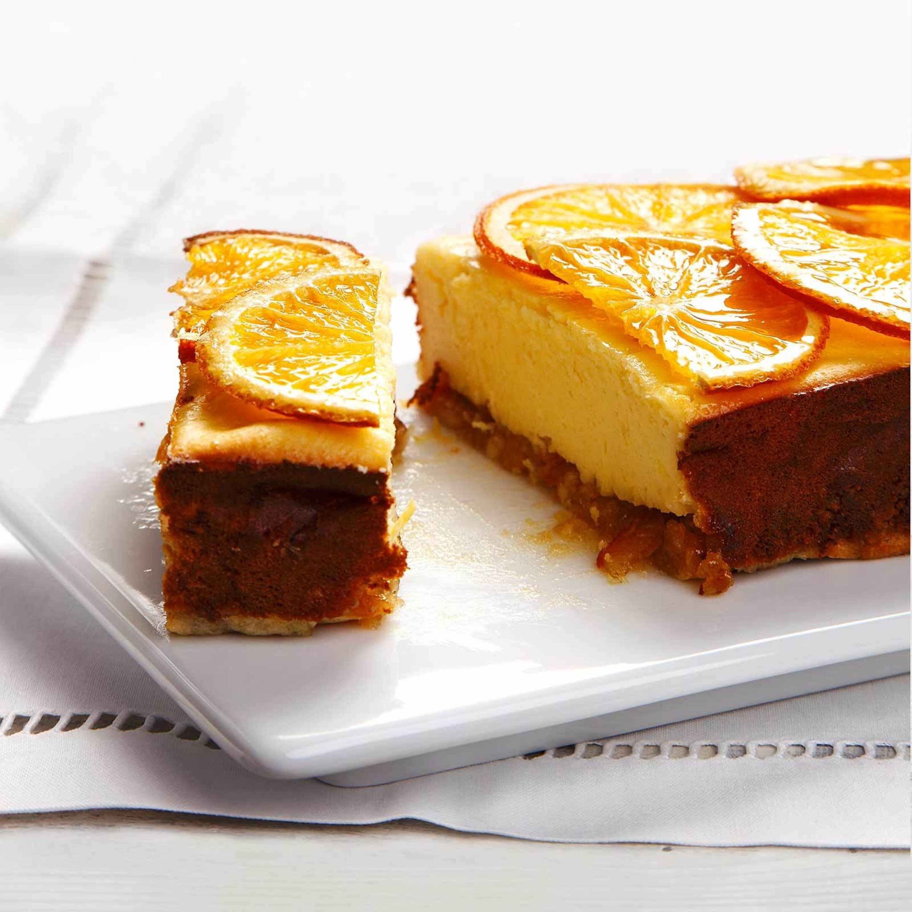 Cheesecake mit Orangen