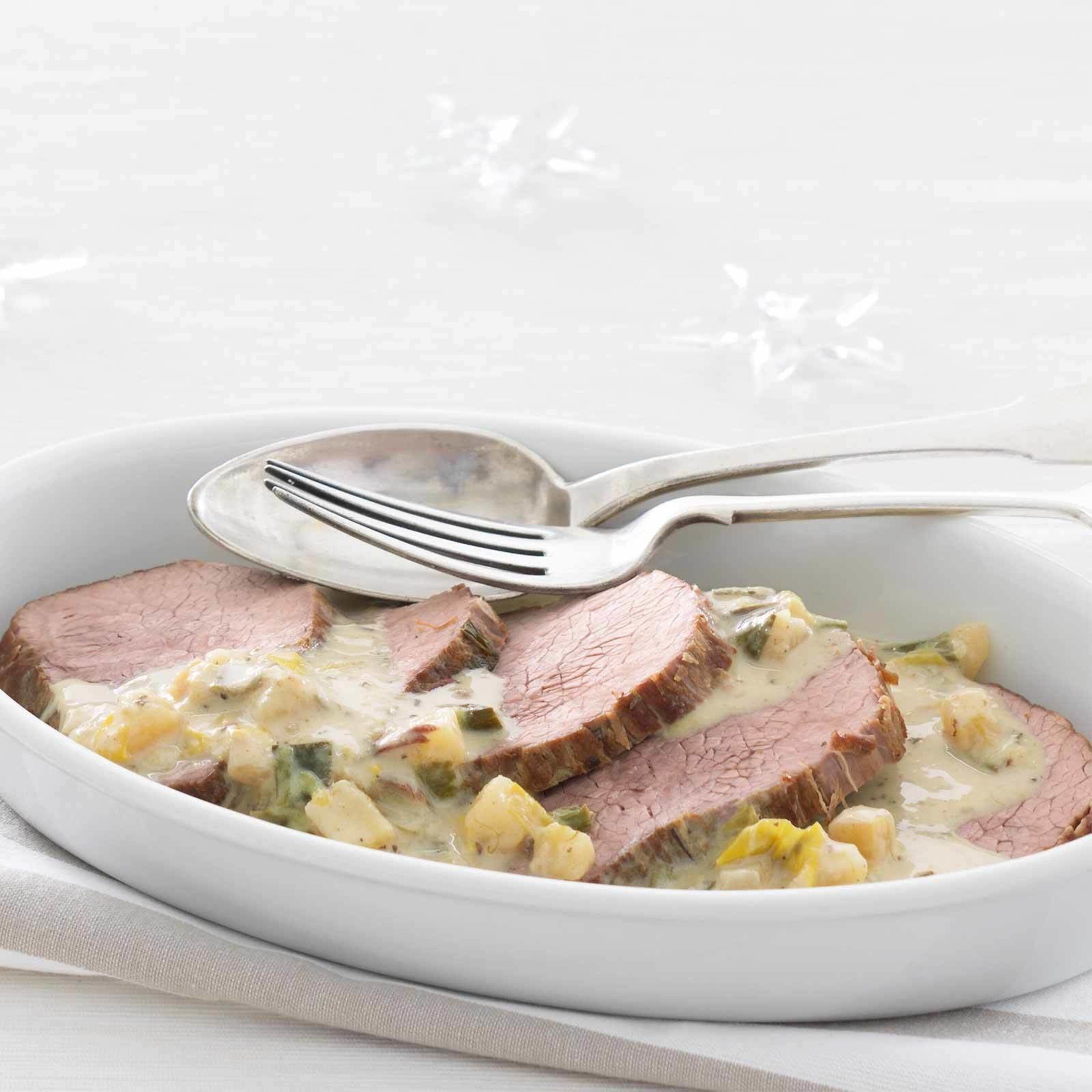 Rôti de bœuf braisé