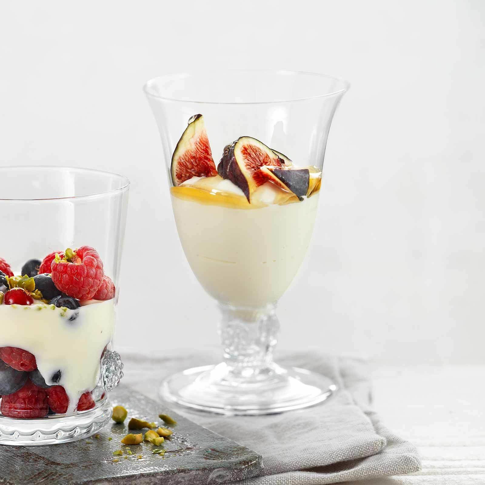 Ricotta-Creme mit Feigen