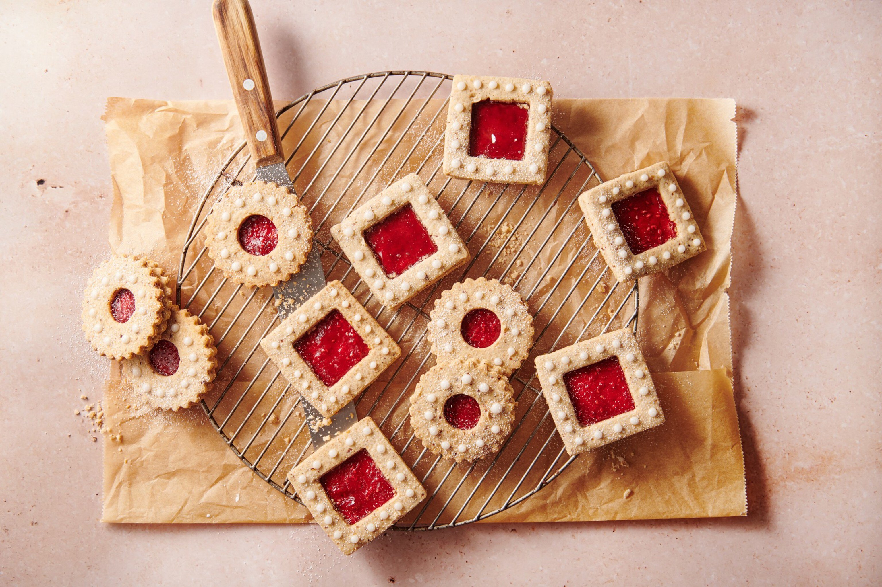 Glutenfreie Linzer-Spitzbuben