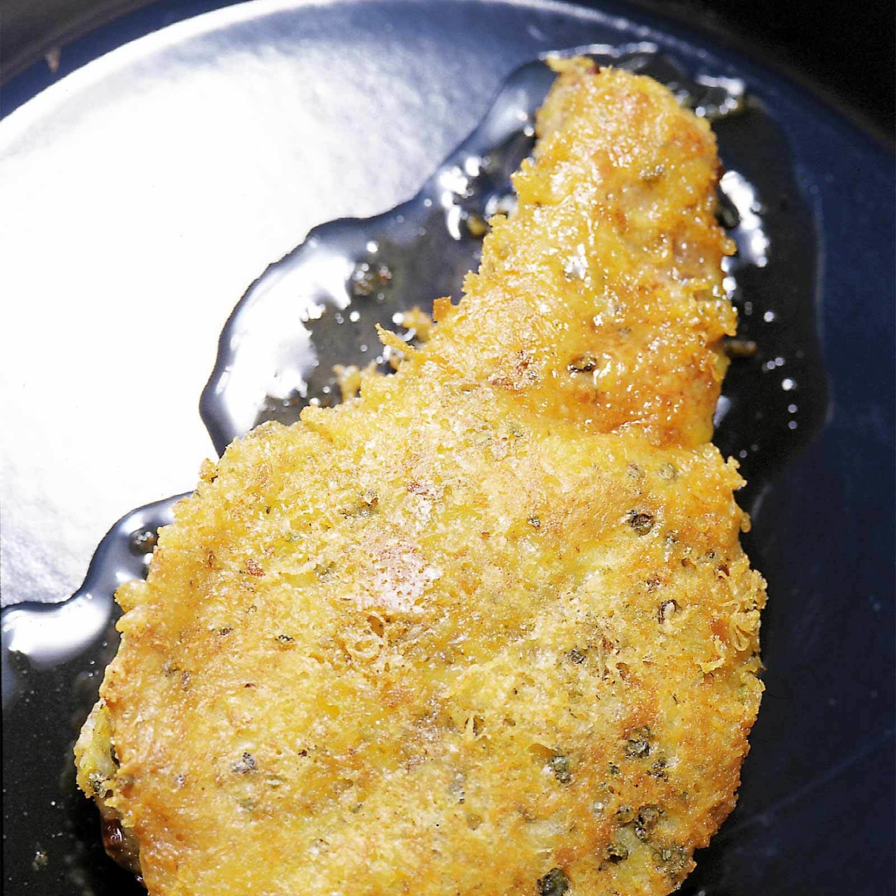 Côtelettes de porc en croûte de fromage