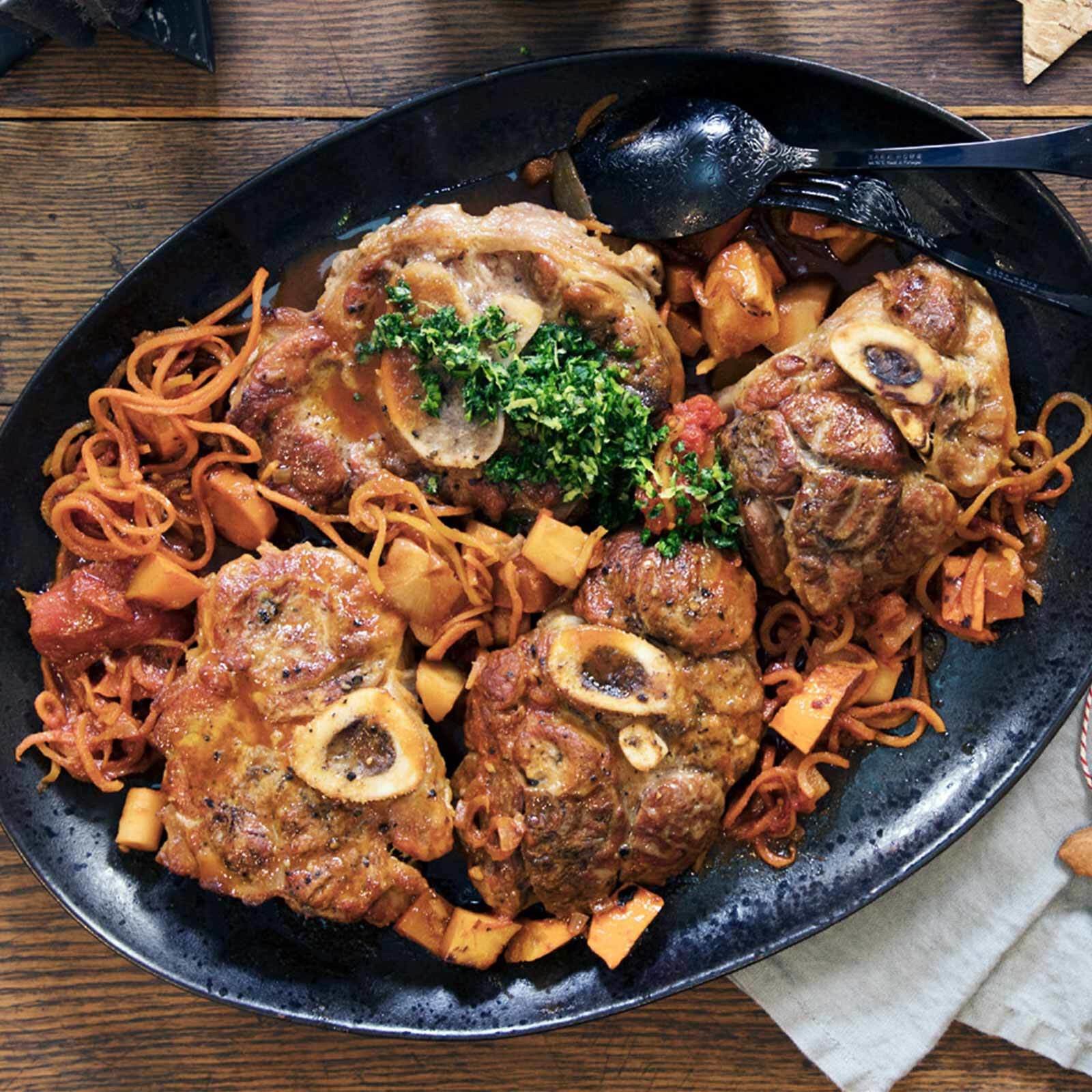 Ossobuco mit Wintergemüse