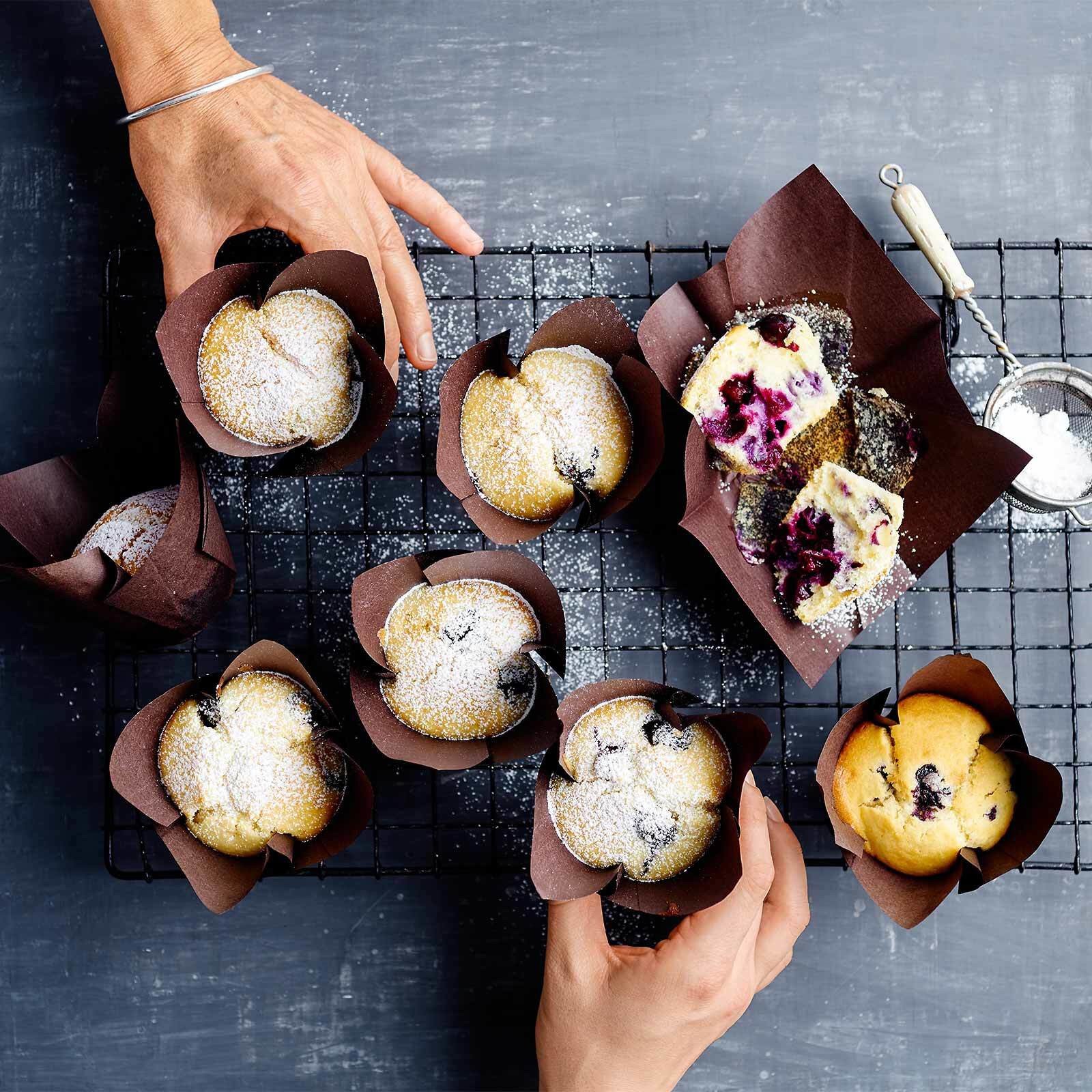 Muffins aux myrtilles