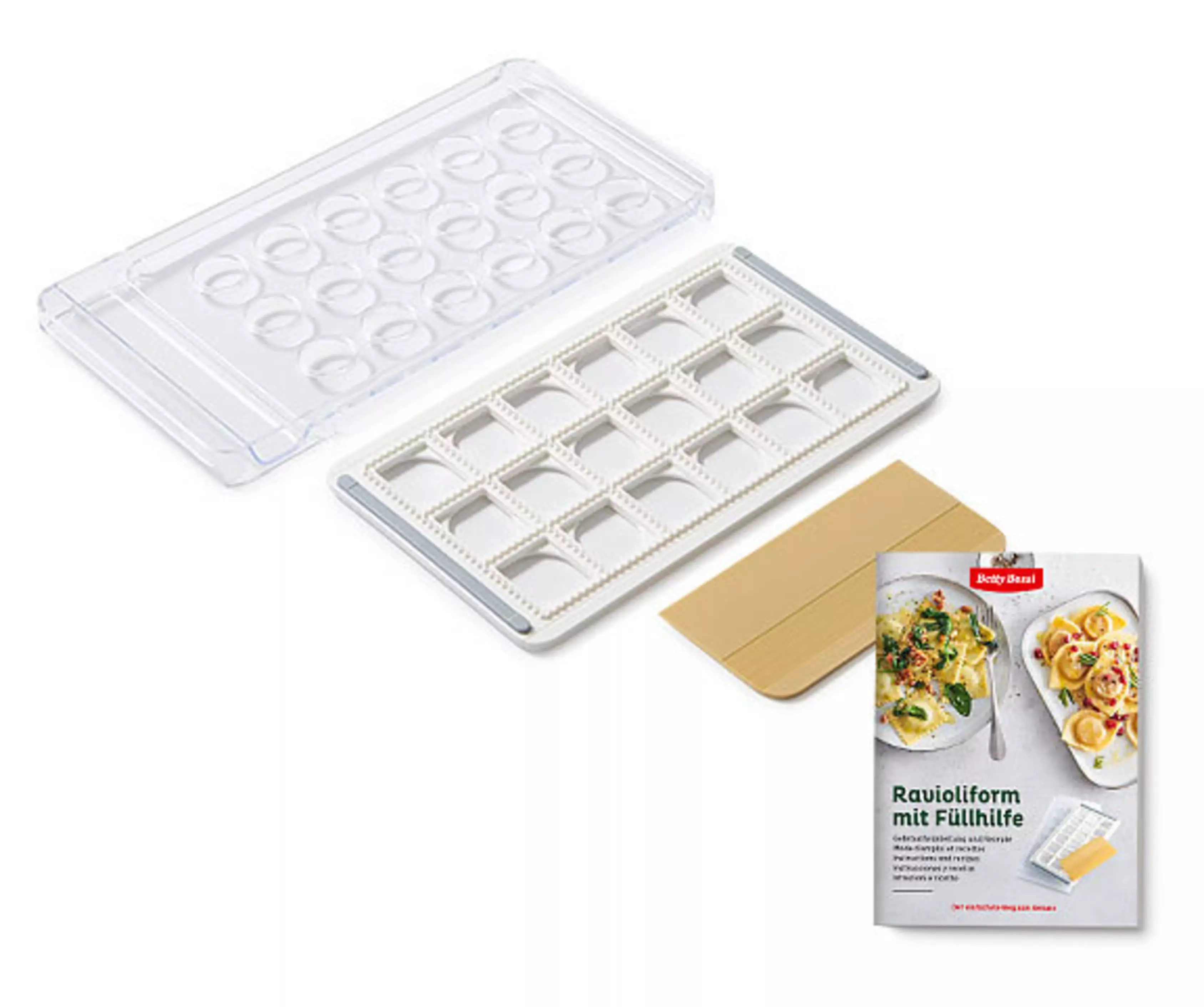 Emporte-Pièce Ravioli Lot De 3 Shengxi - Carré, Rond Et Roulette En Acier Inoxydable Avec Manche Bois