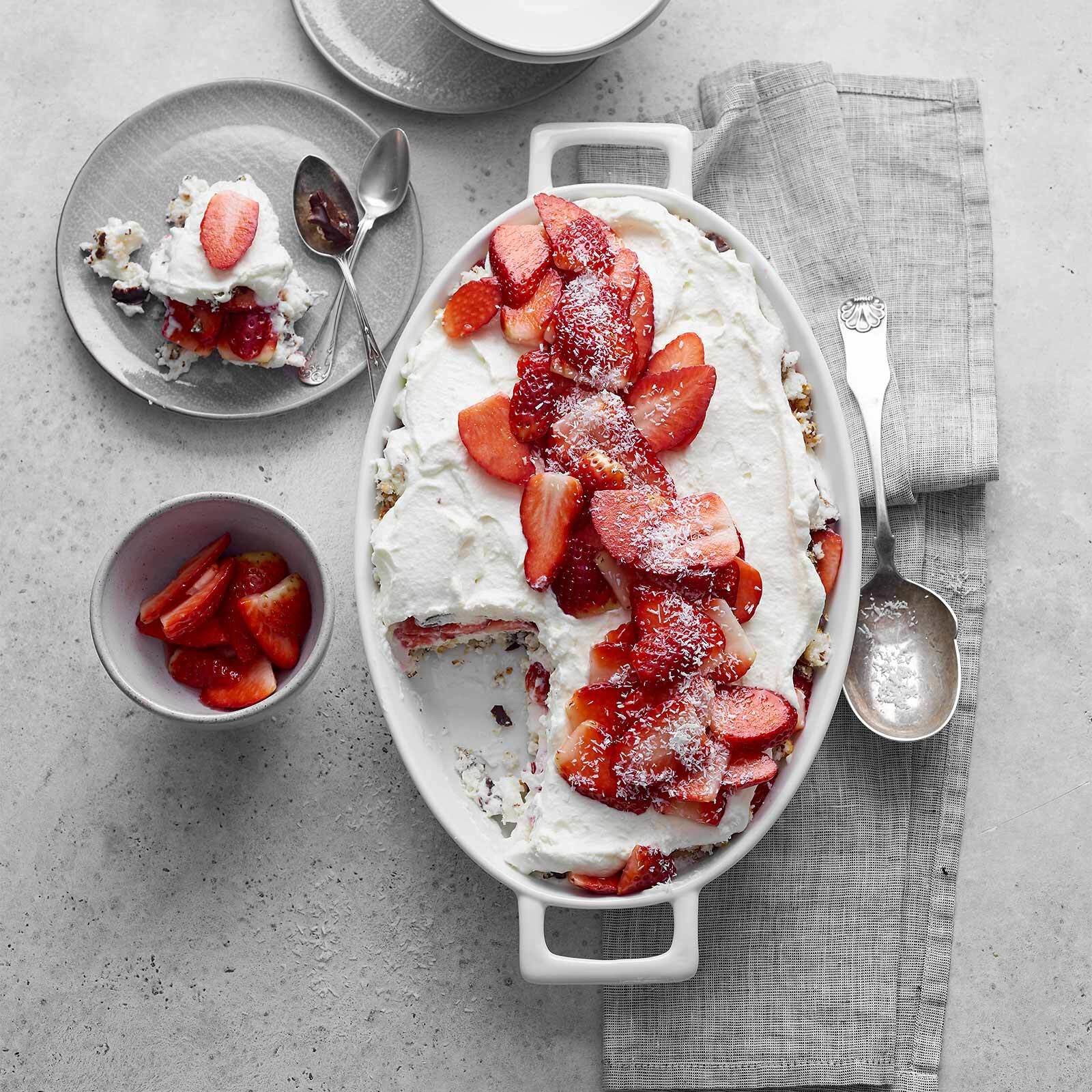 Tiramisu fraises-coco