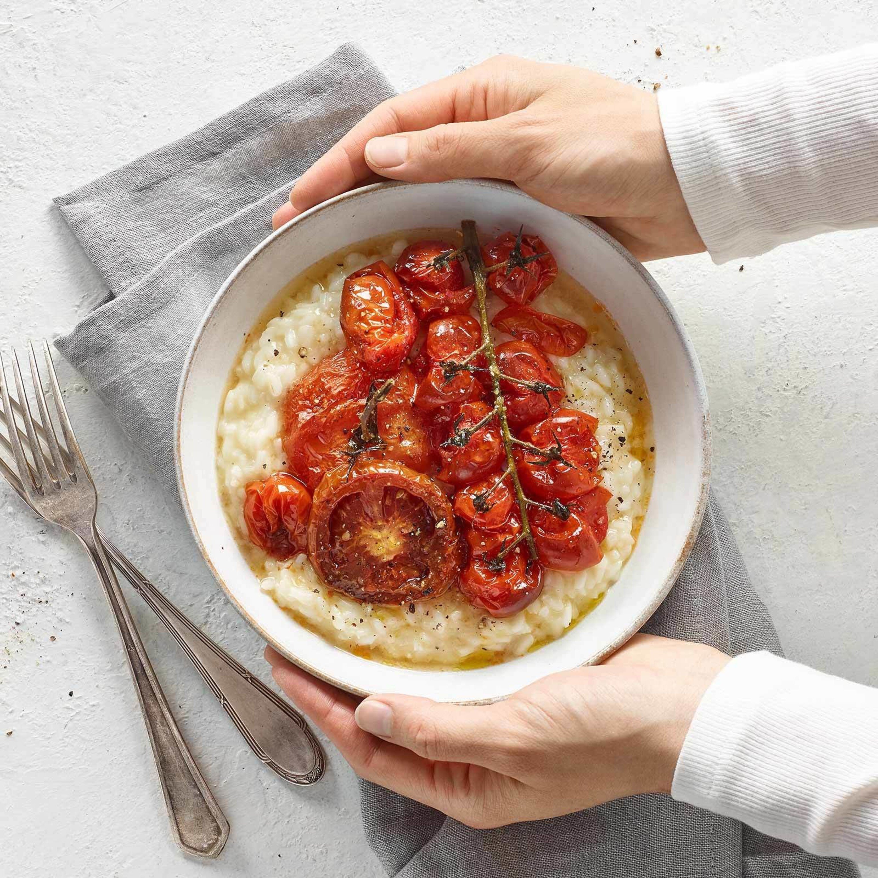 Risotto mit Ofentomaten
