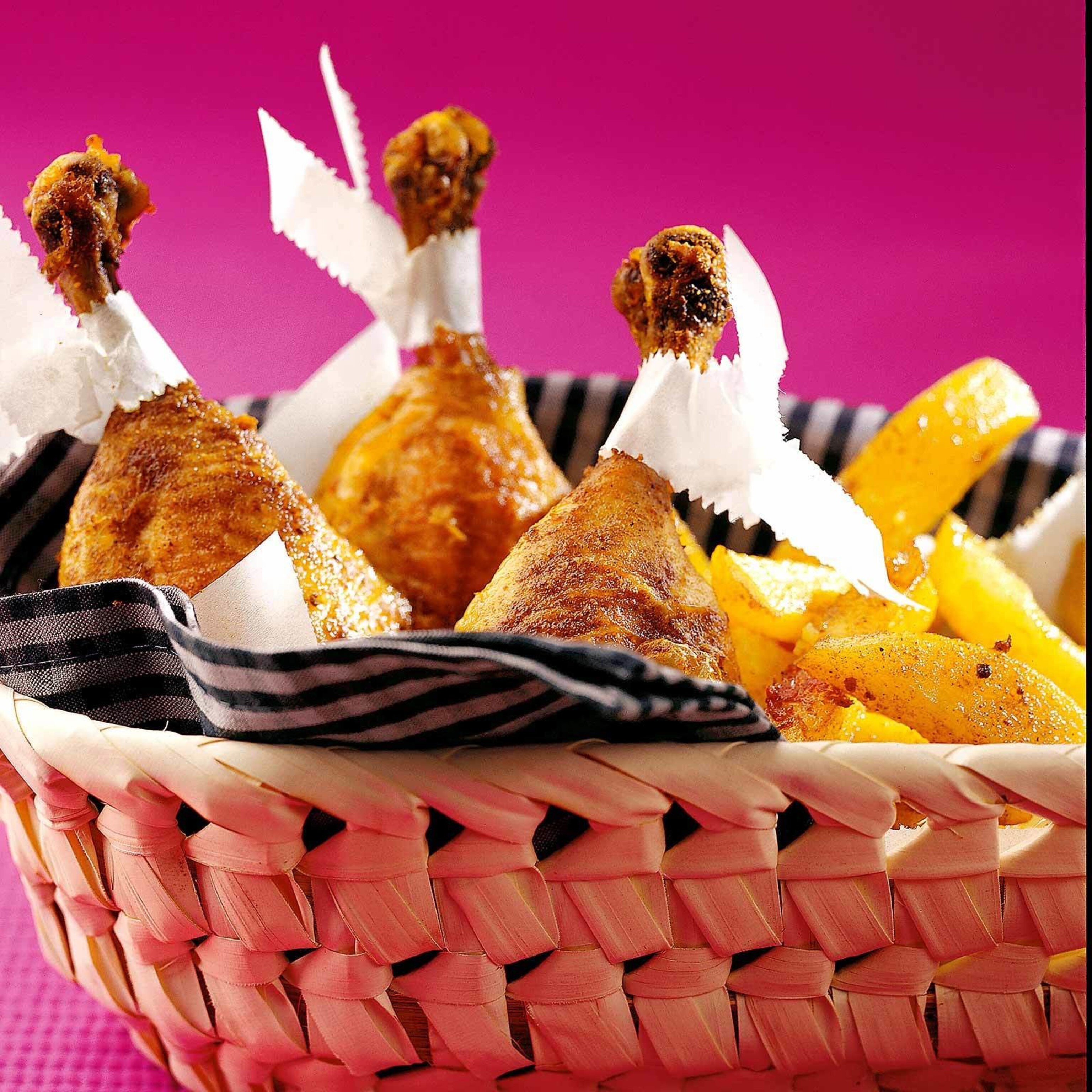 Poulet mit Curry-Kartoffeln